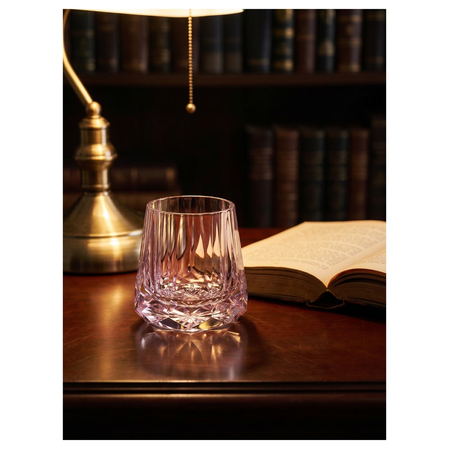 K9 Rose Story Crystal Whiskey Glass