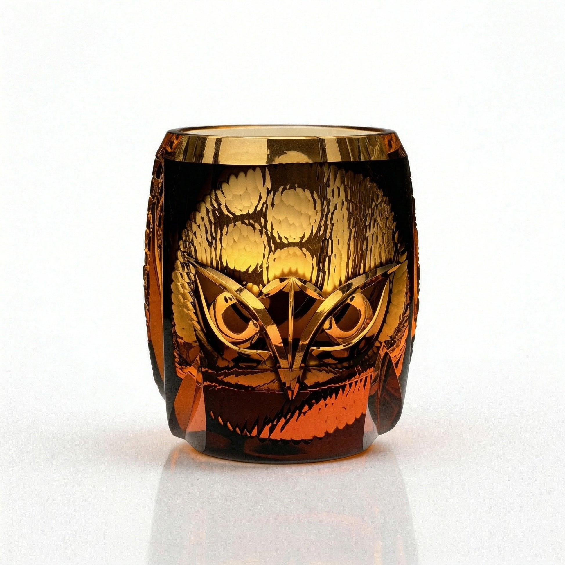 Owl Edo Kiriko Whiskey Glass