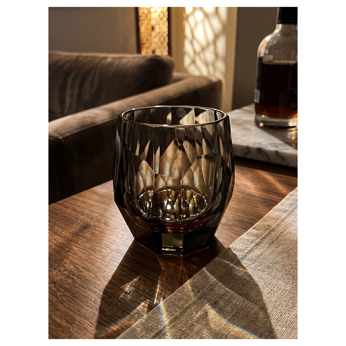 Cullinan Raw Stone Crystal Whiskey Glass
