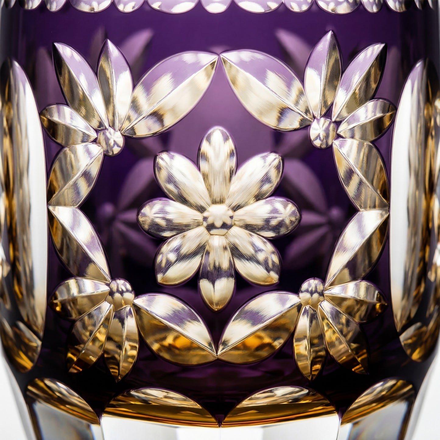 Hanamari Edo Kiriko Whiskey Glass
