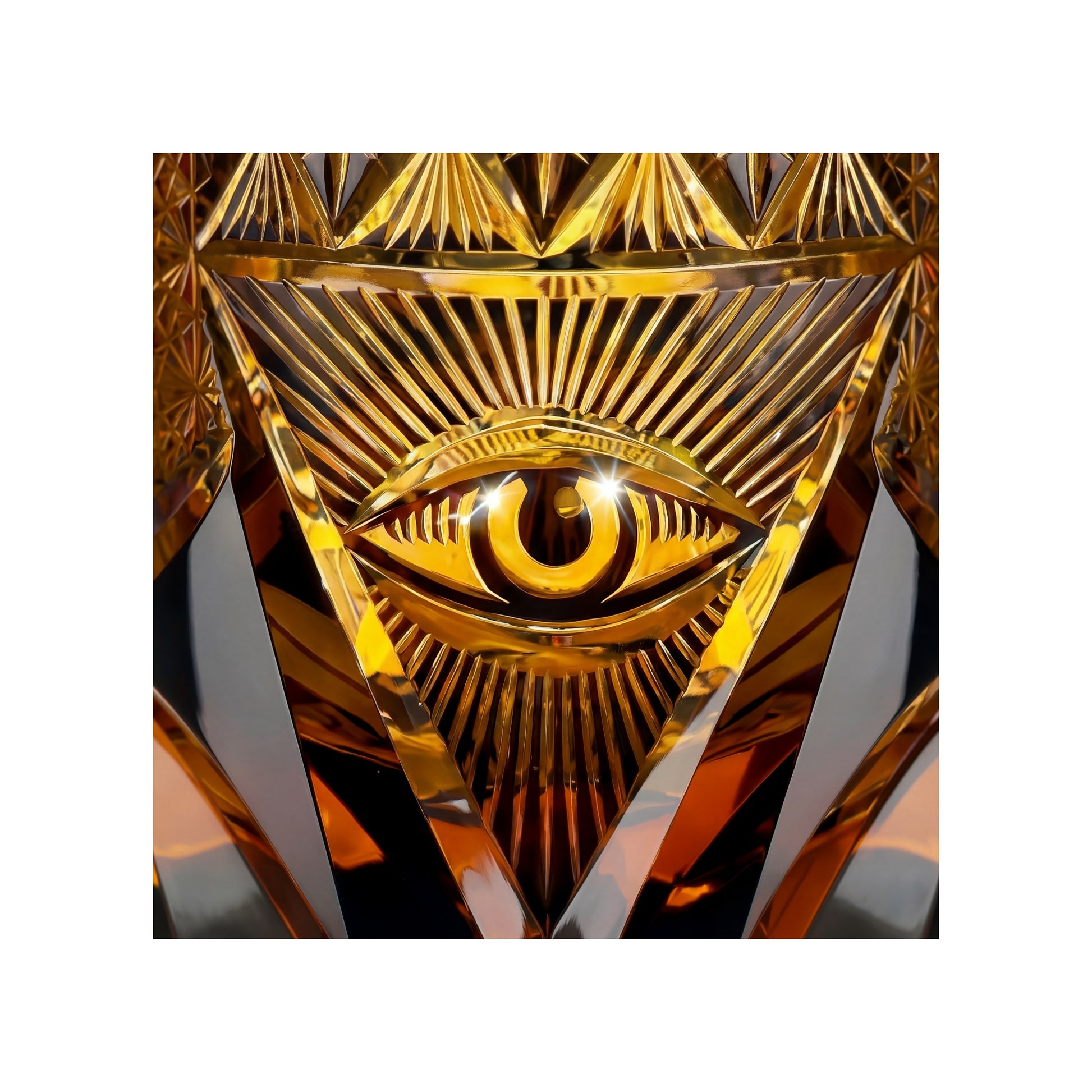 Eye of Providence Edo Kiriko Whiskey Glass