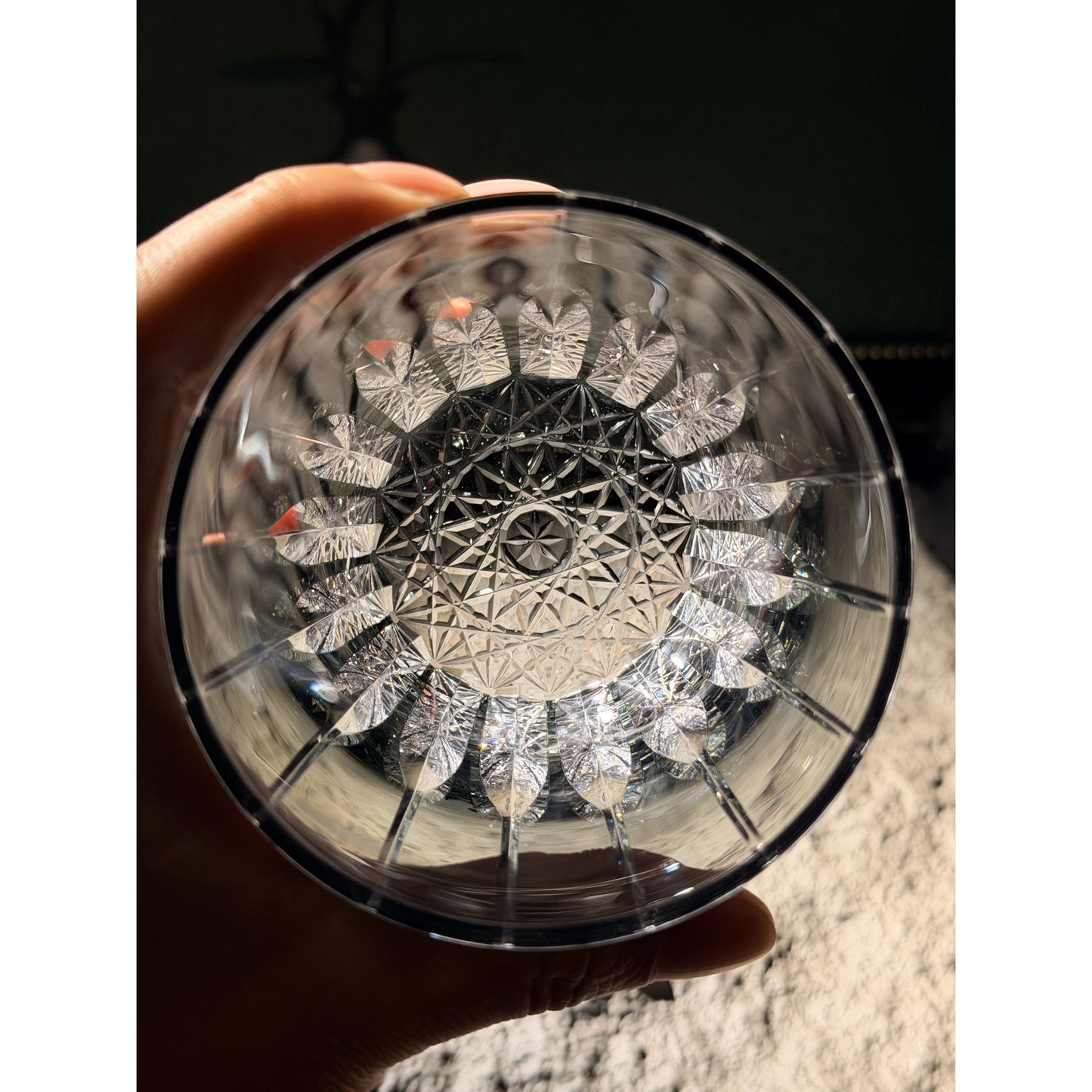 K9 Starburst Crystal Whiskey Glass