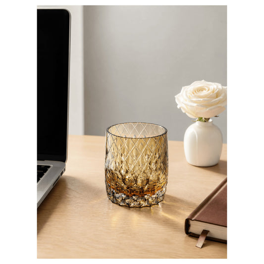 Sword Rain Breeze Edo Kiriko Whiskey Glass