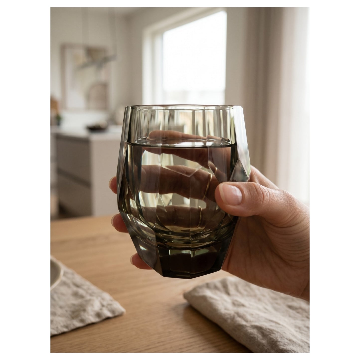 Cullinan Raw Stone Crystal Whiskey Glass