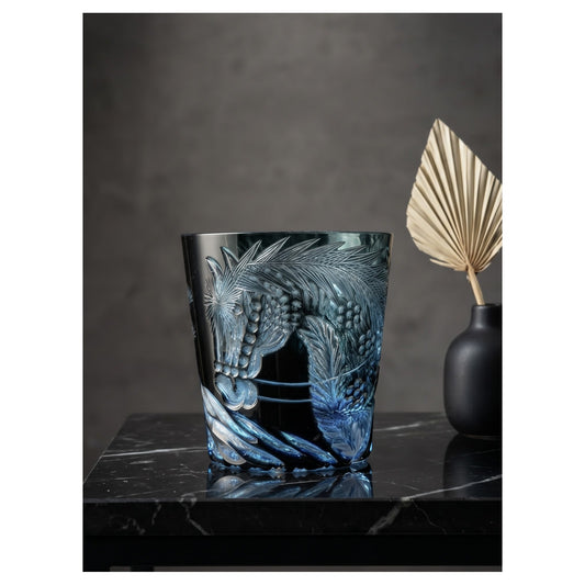 Tokinowa Japanese Edo Kiriko handmade foreign wine whiskey glass collection limited crystal glass carved wine glass