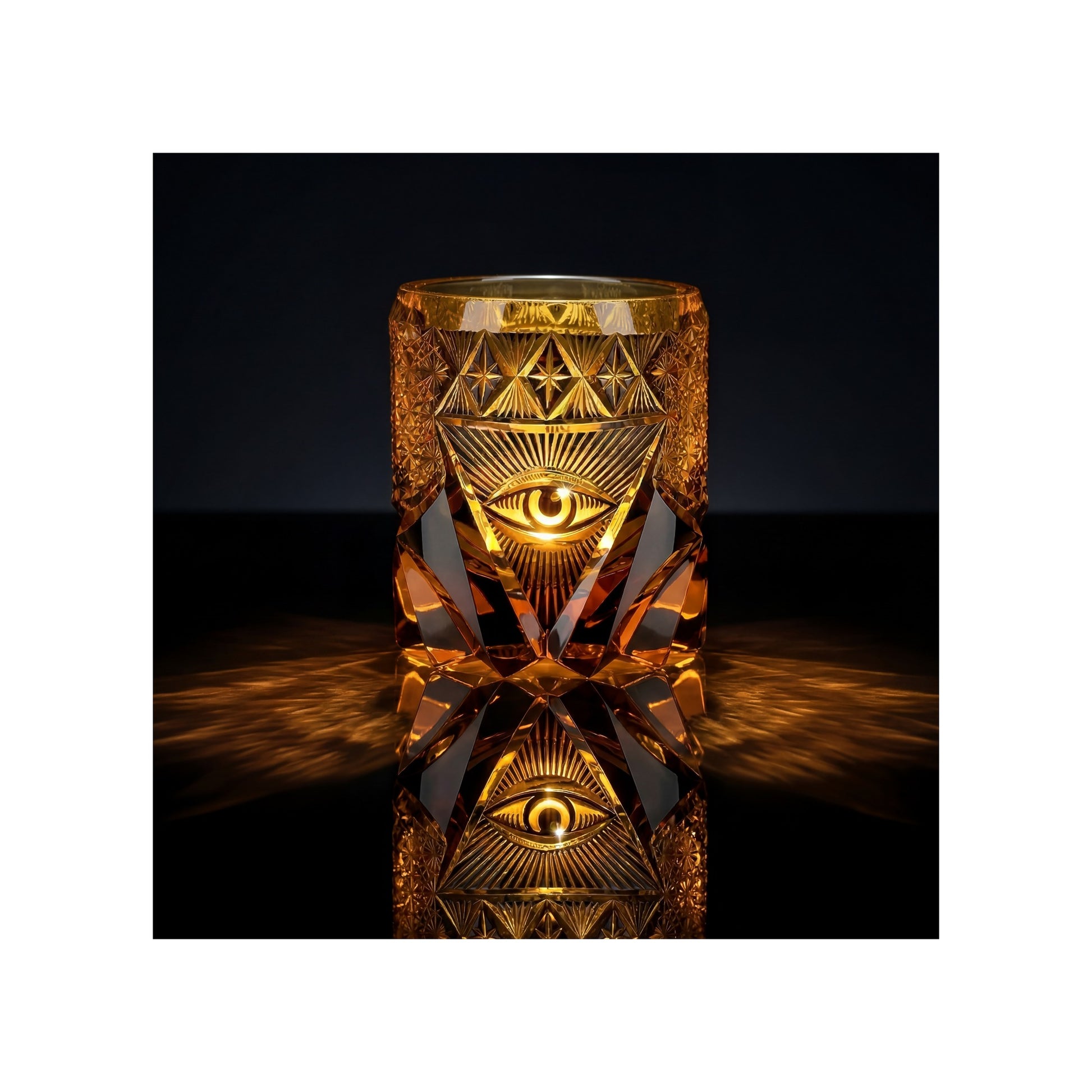 Eye of Providence Edo Kiriko Whiskey Glass