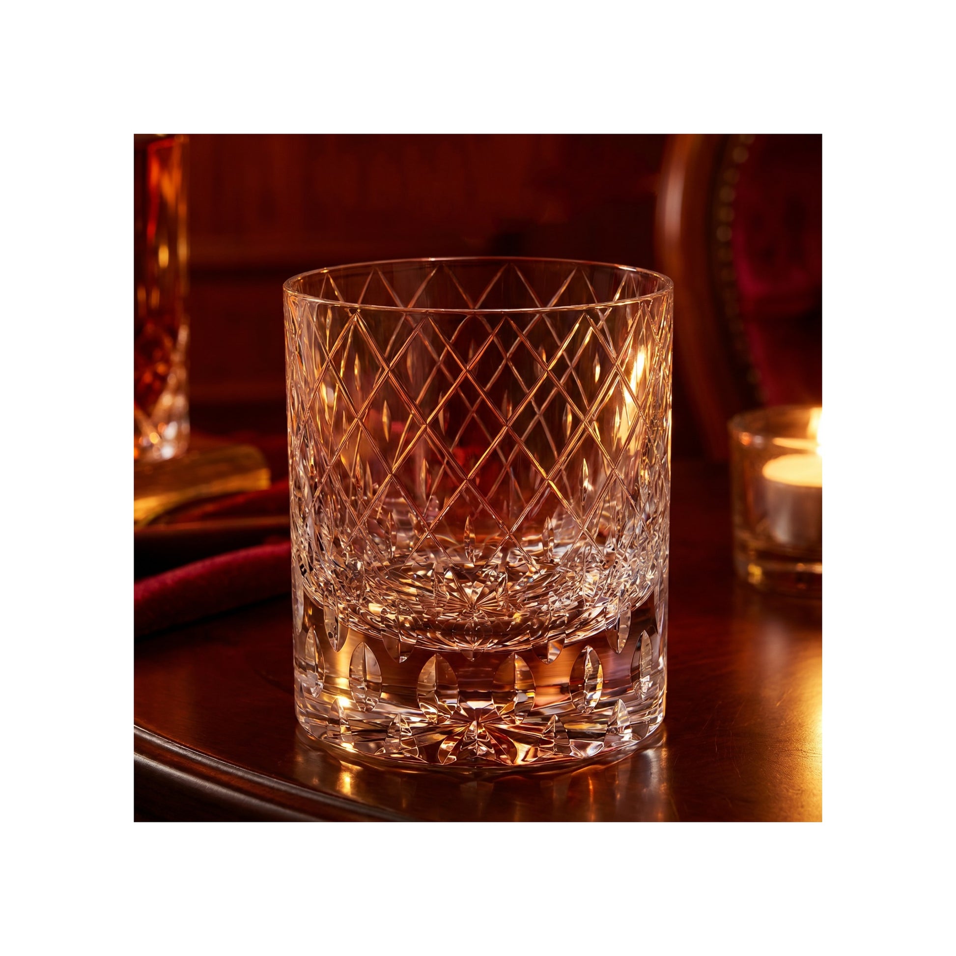 K9 Distant Thunder Crystal Whiskey Glass