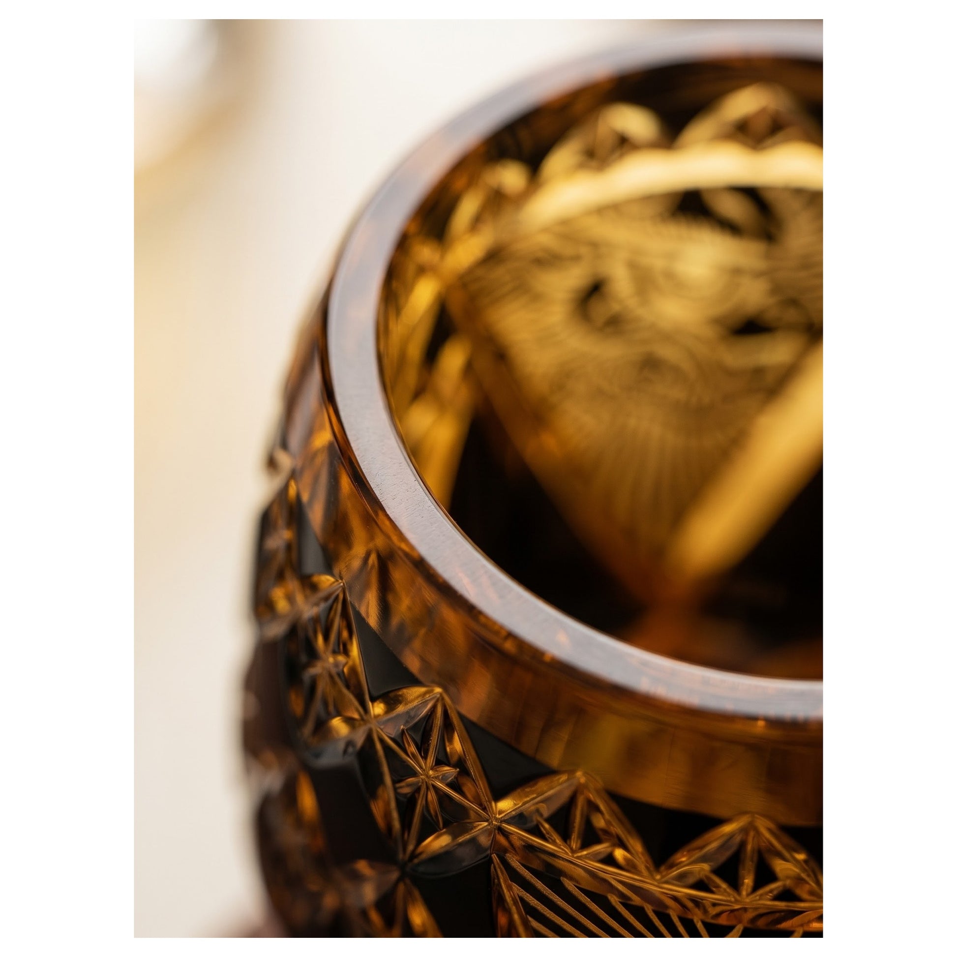 Azure Dragon Edo Kiriko Whiskey Glass