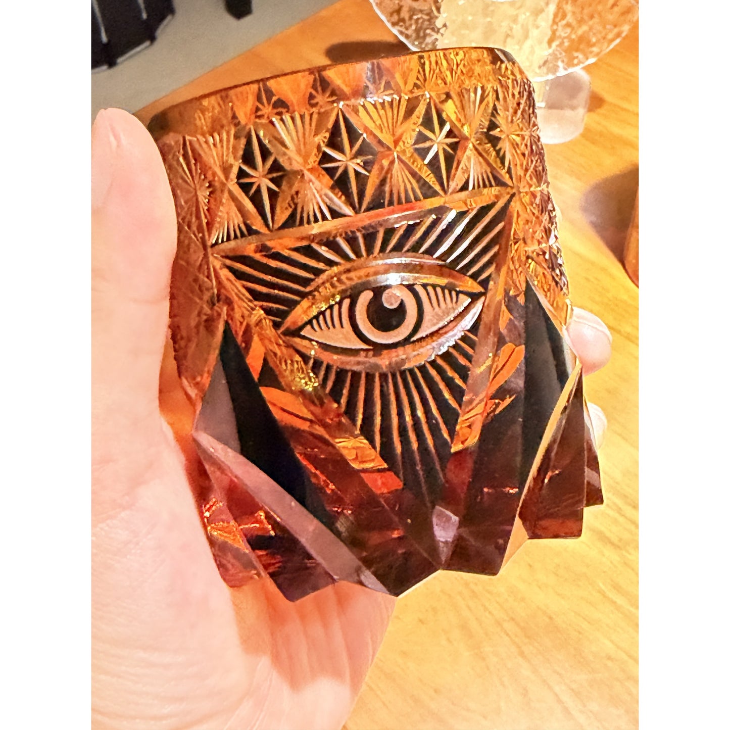 Eye of Providence Edo Kiriko Whiskey Glass