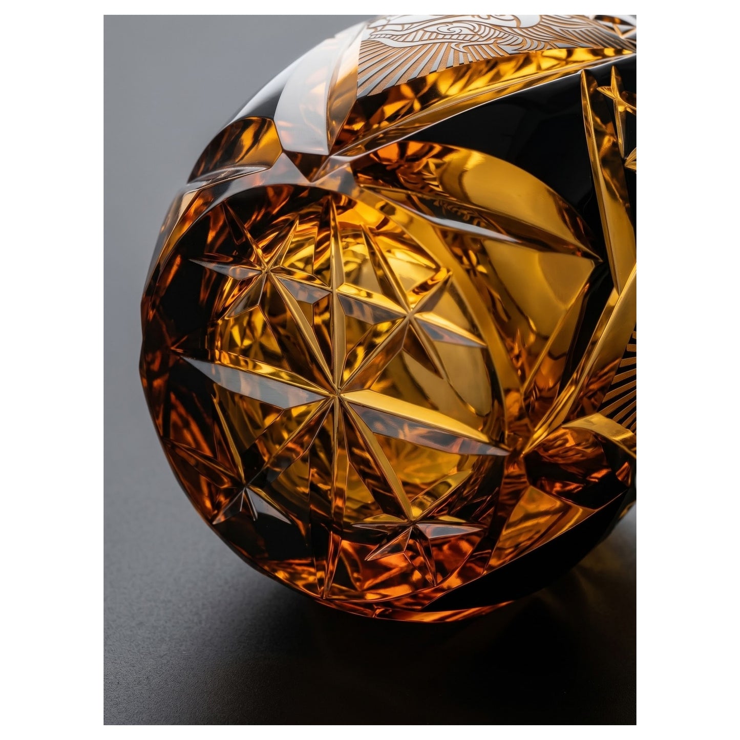 Azure Dragon Edo Kiriko Whiskey Glass