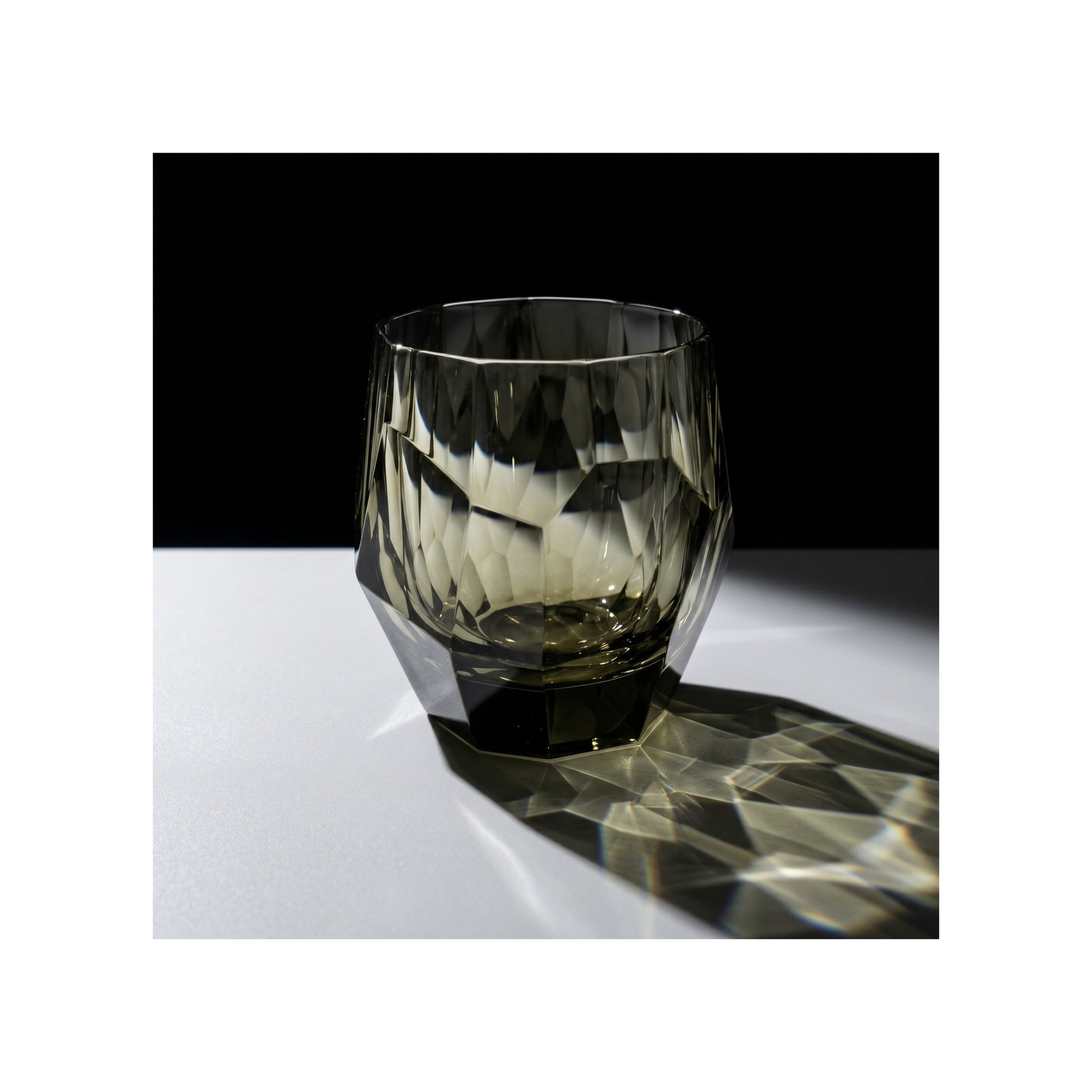 Cullinan Raw Stone Crystal Whiskey Glass