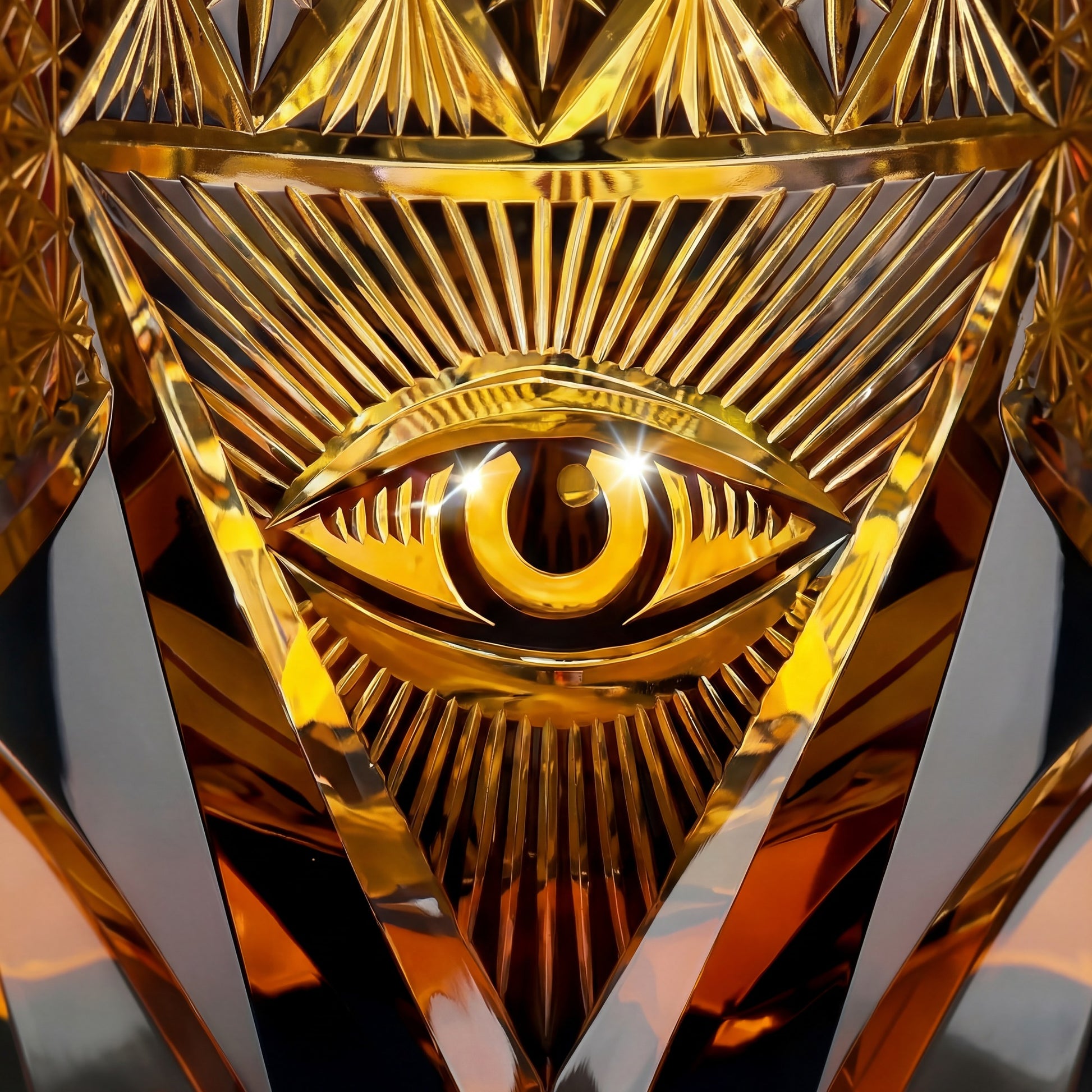 Eye of Providence Edo Kiriko Whiskey Glass