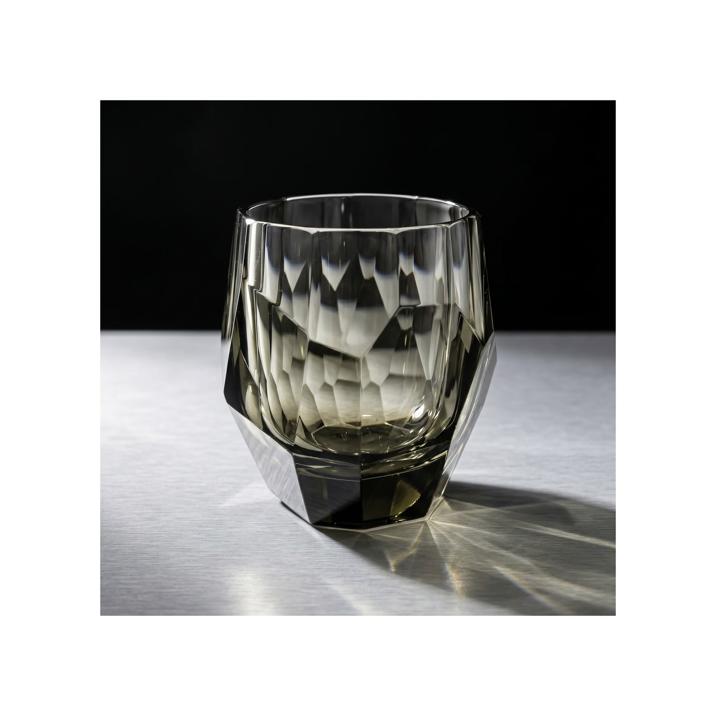 Cullinan Raw Stone Crystal Whiskey Glass