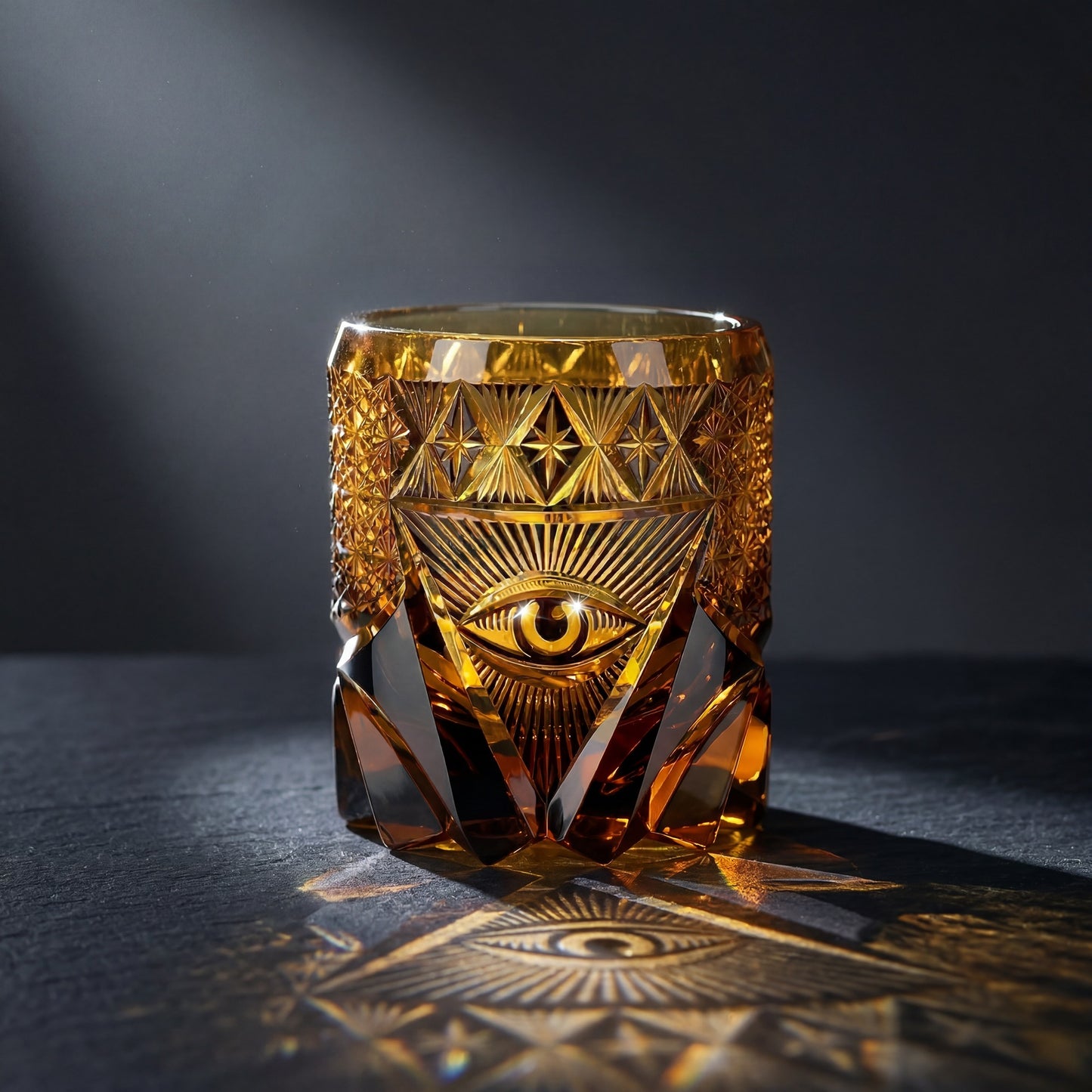 Eye of Providence Edo Kiriko Whiskey Glass