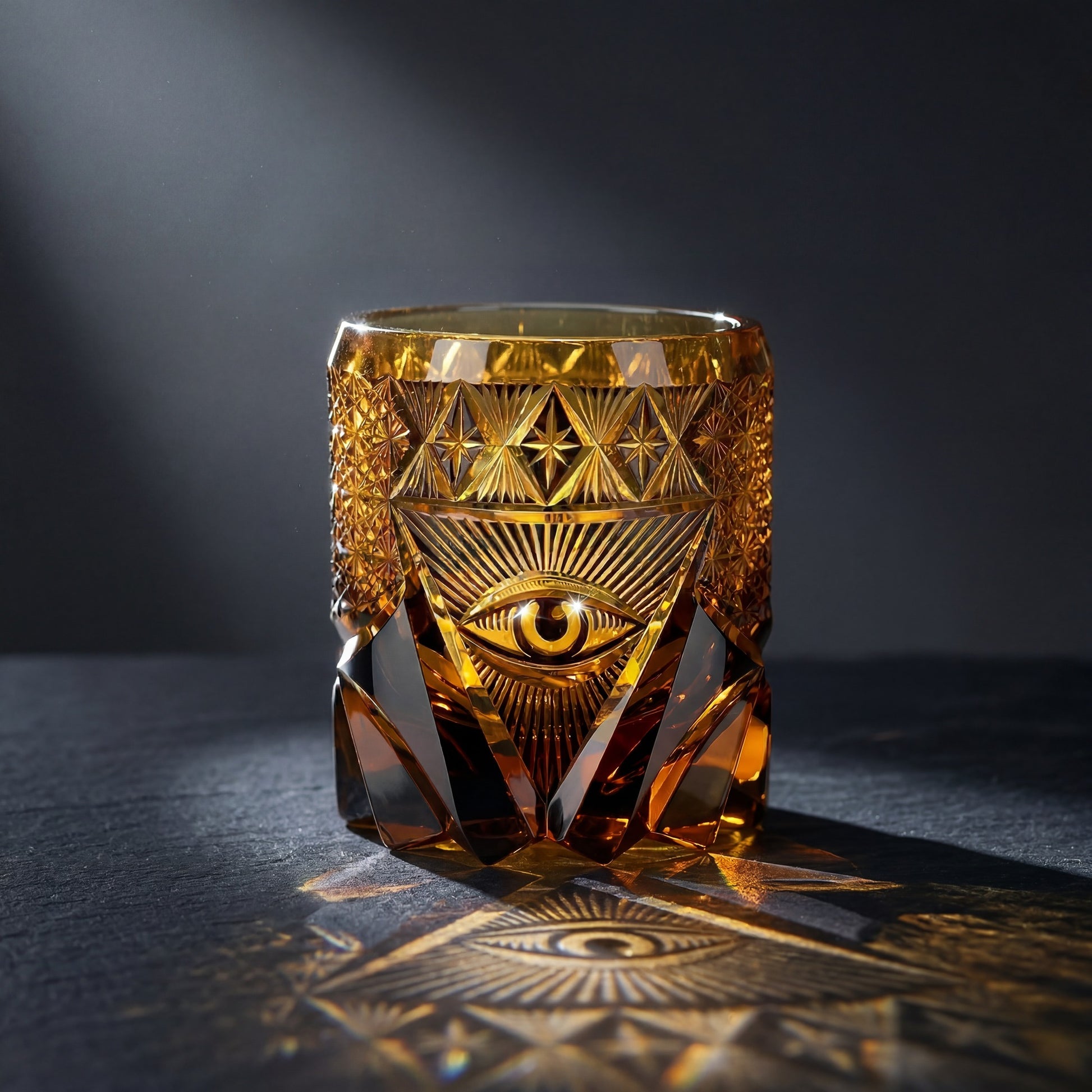 Eye of Providence Edo Kiriko Whiskey Glass