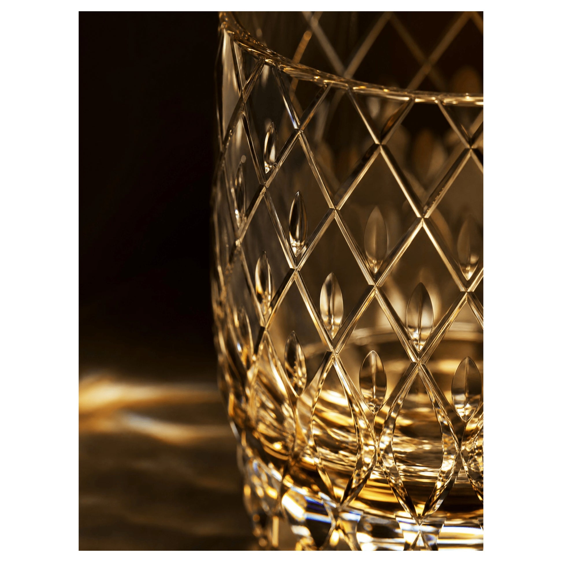 Sword Rain Breeze Edo Kiriko Whiskey Glass