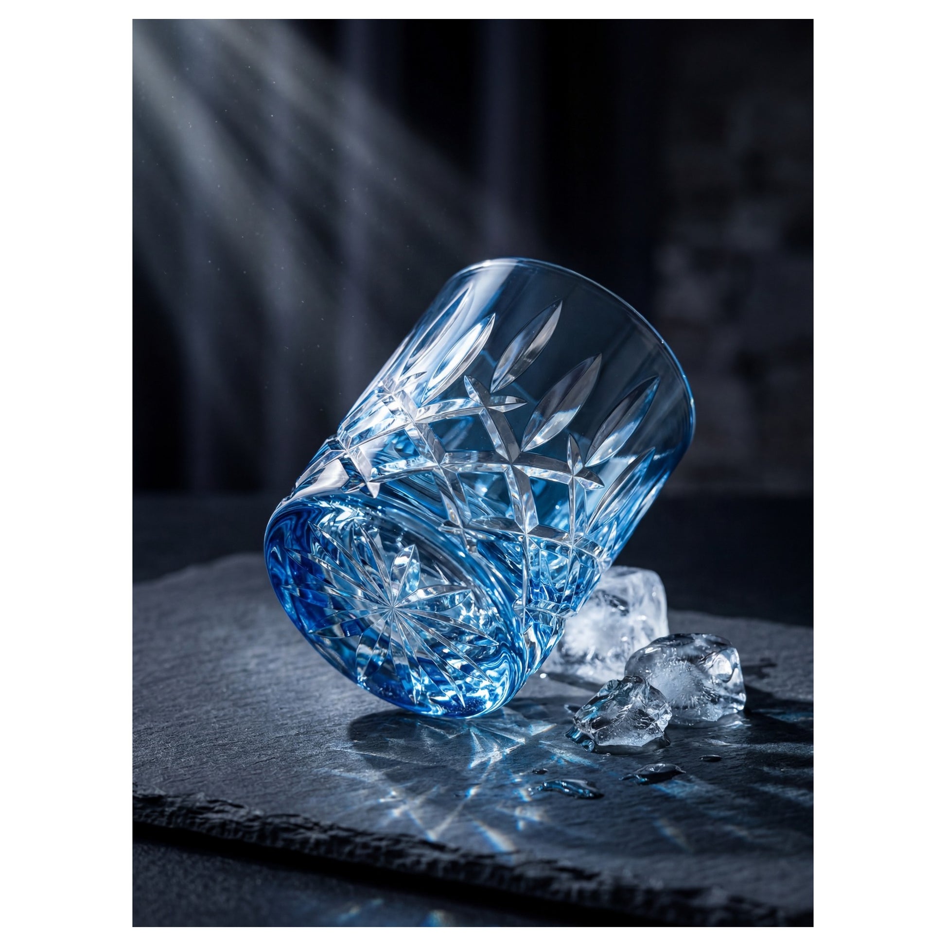 Ice Clear Edo Kiriko Whiskey Glass