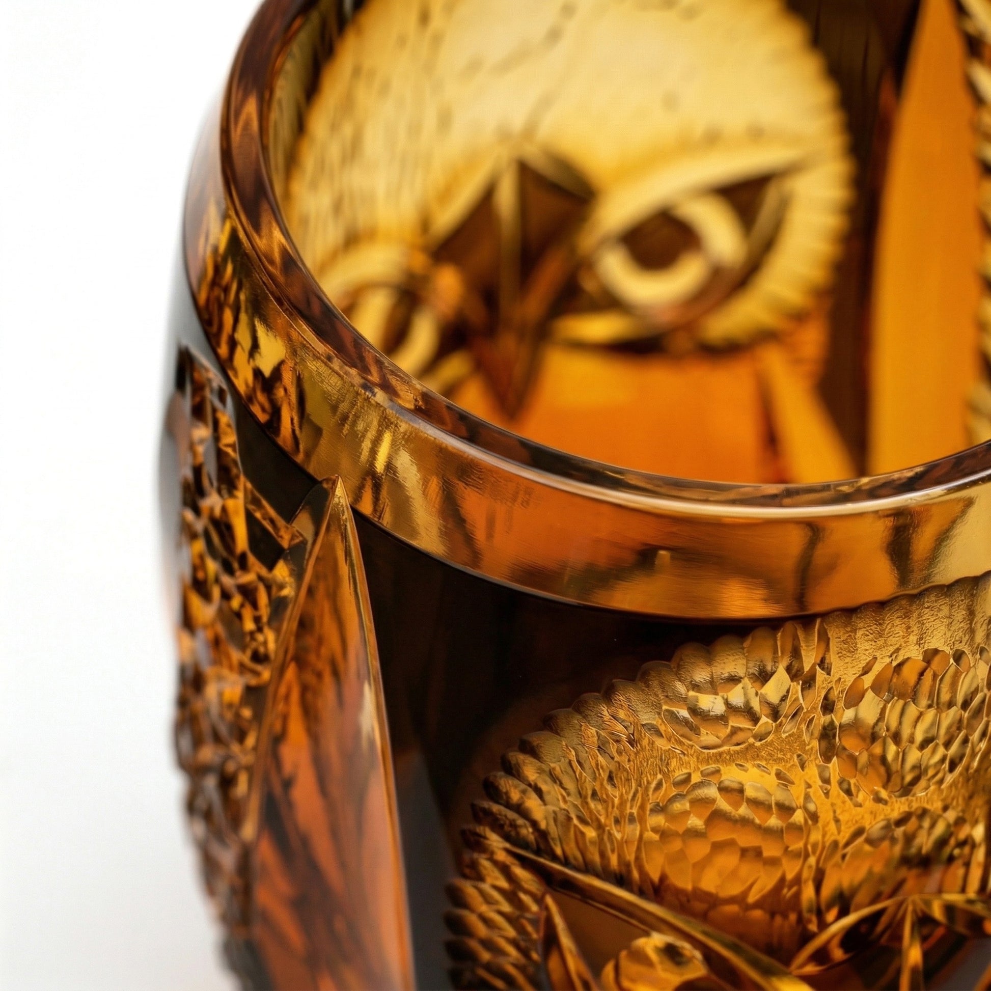 Owl Edo Kiriko Whiskey Glass