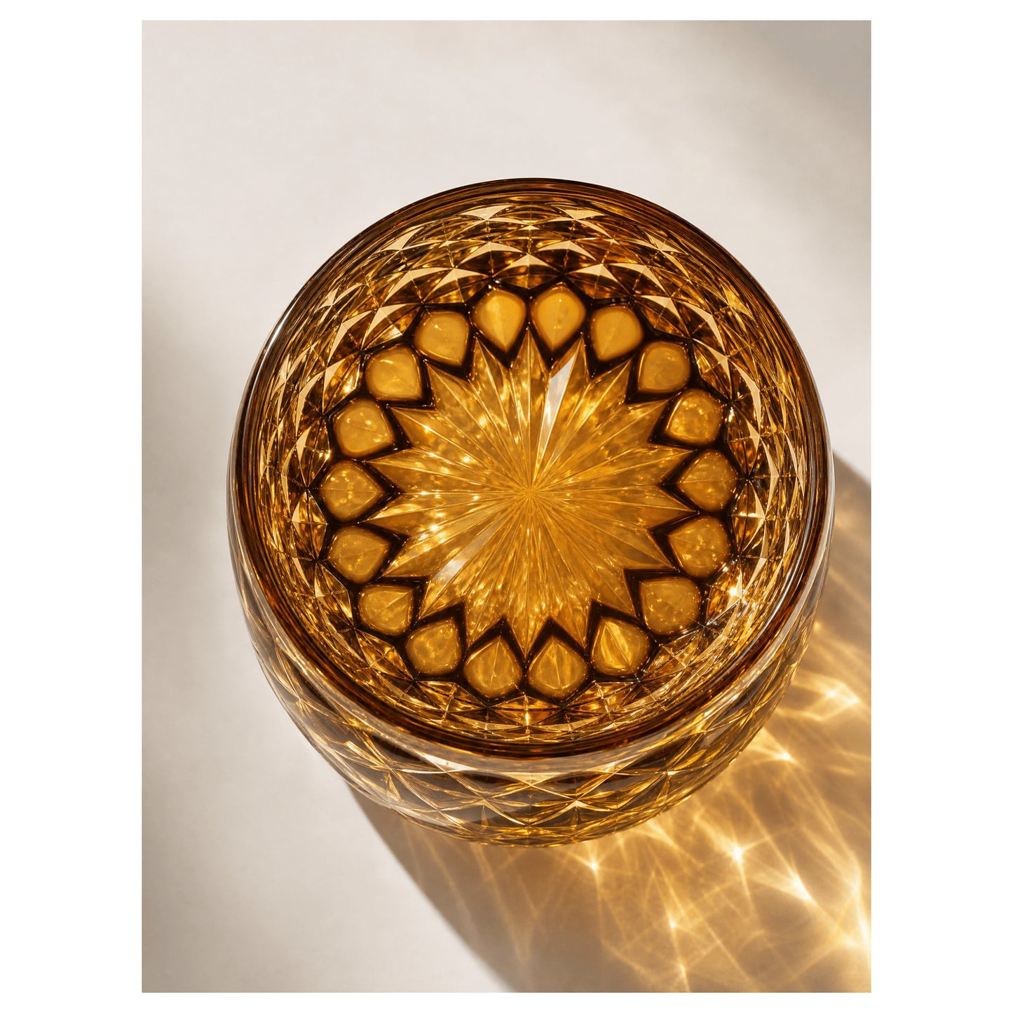 Sword Rain Breeze Edo Kiriko Whiskey Glass