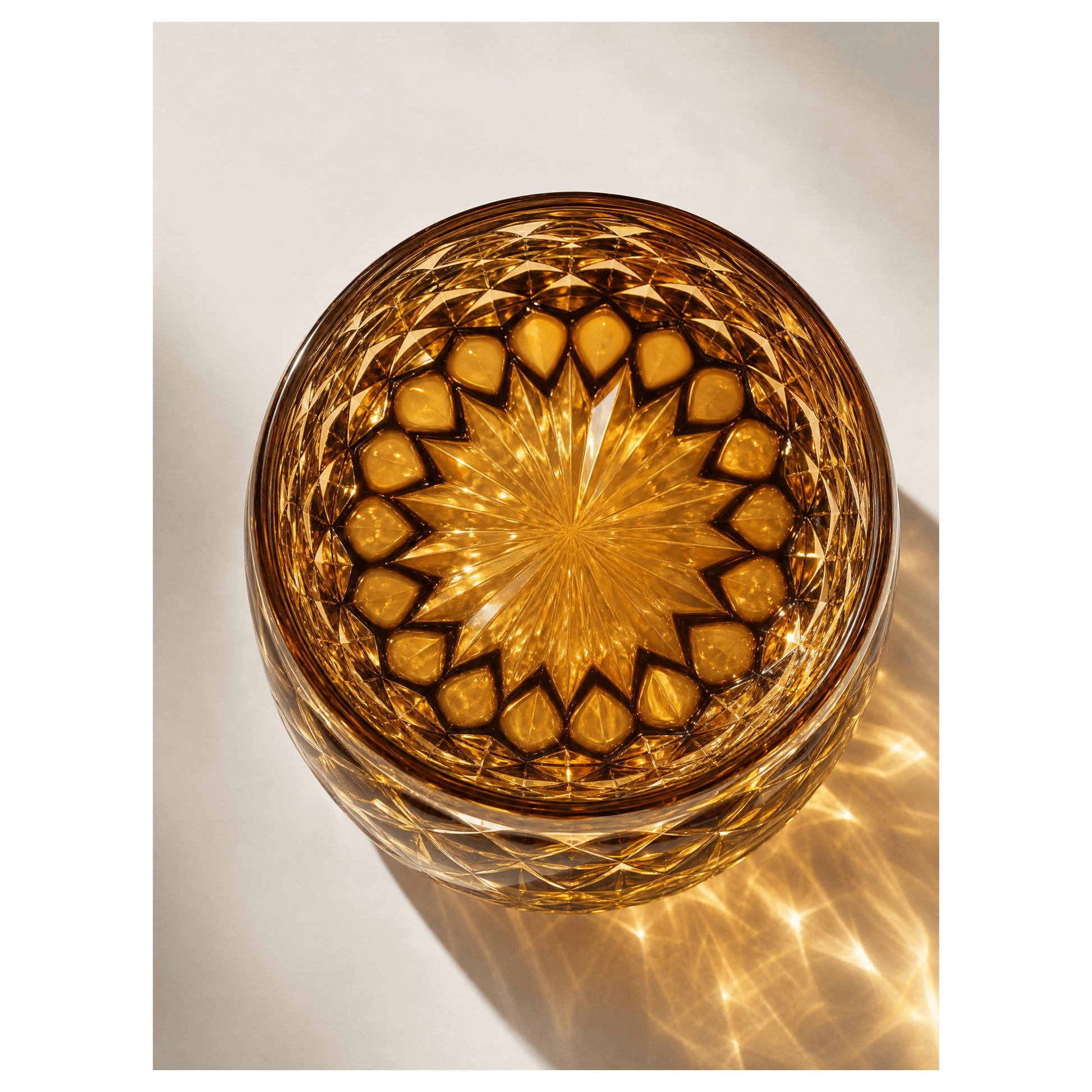 Sword Rain Breeze Edo Kiriko Whiskey Glass