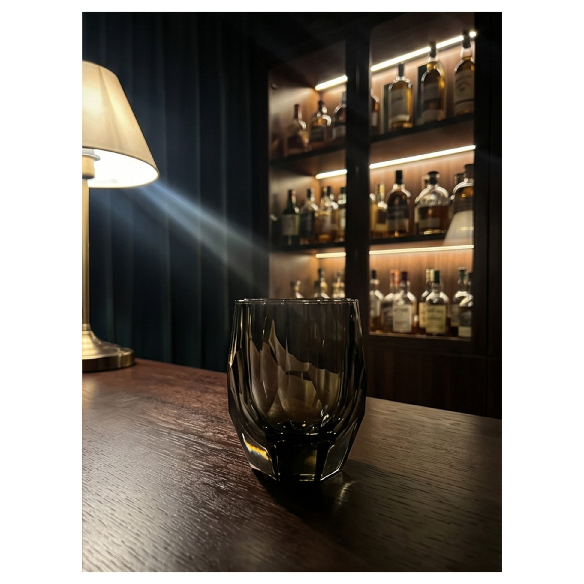 Cullinan Raw Stone Crystal Whiskey Glass