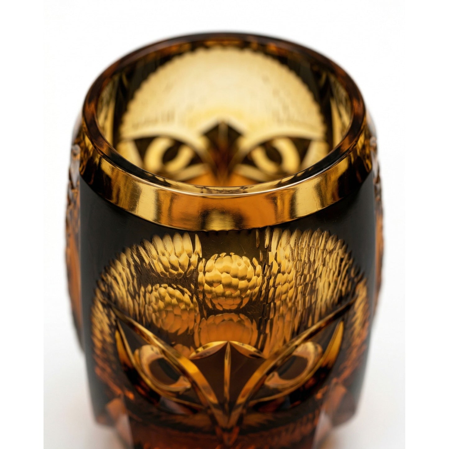 Owl Edo Kiriko Whiskey Glass