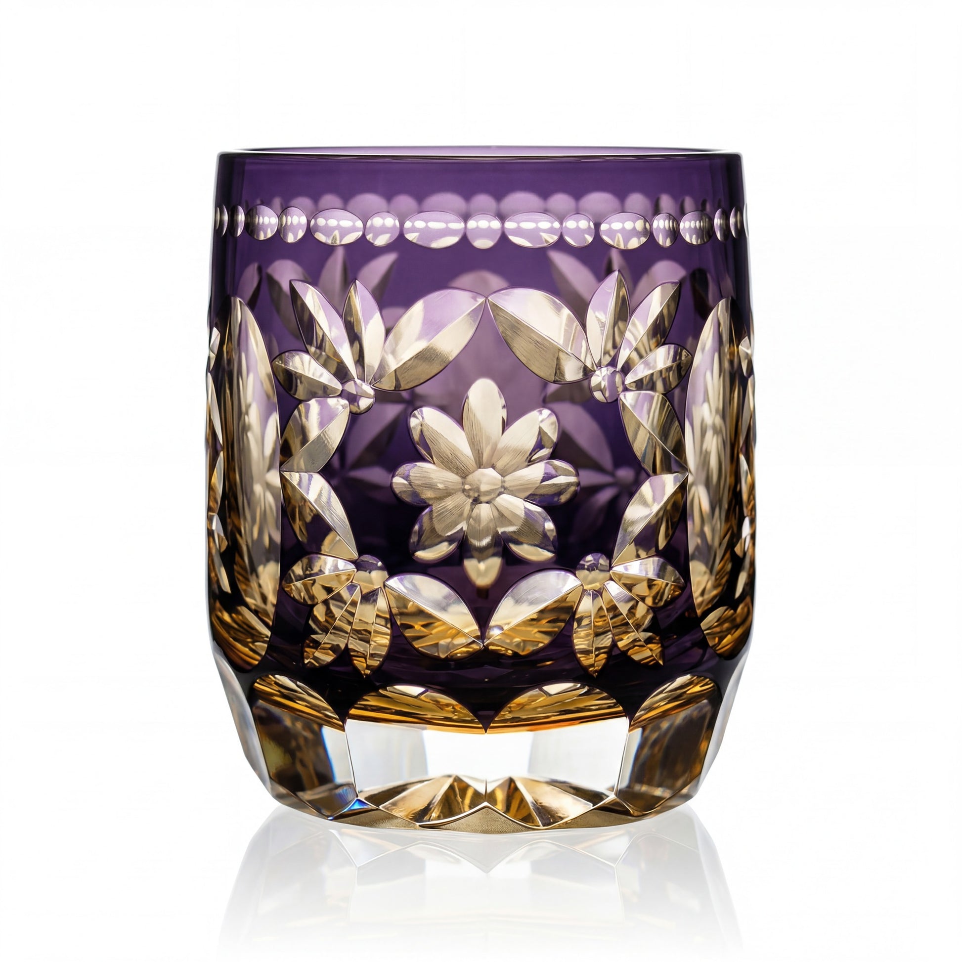 Hanamari Edo Kiriko Whiskey Glass