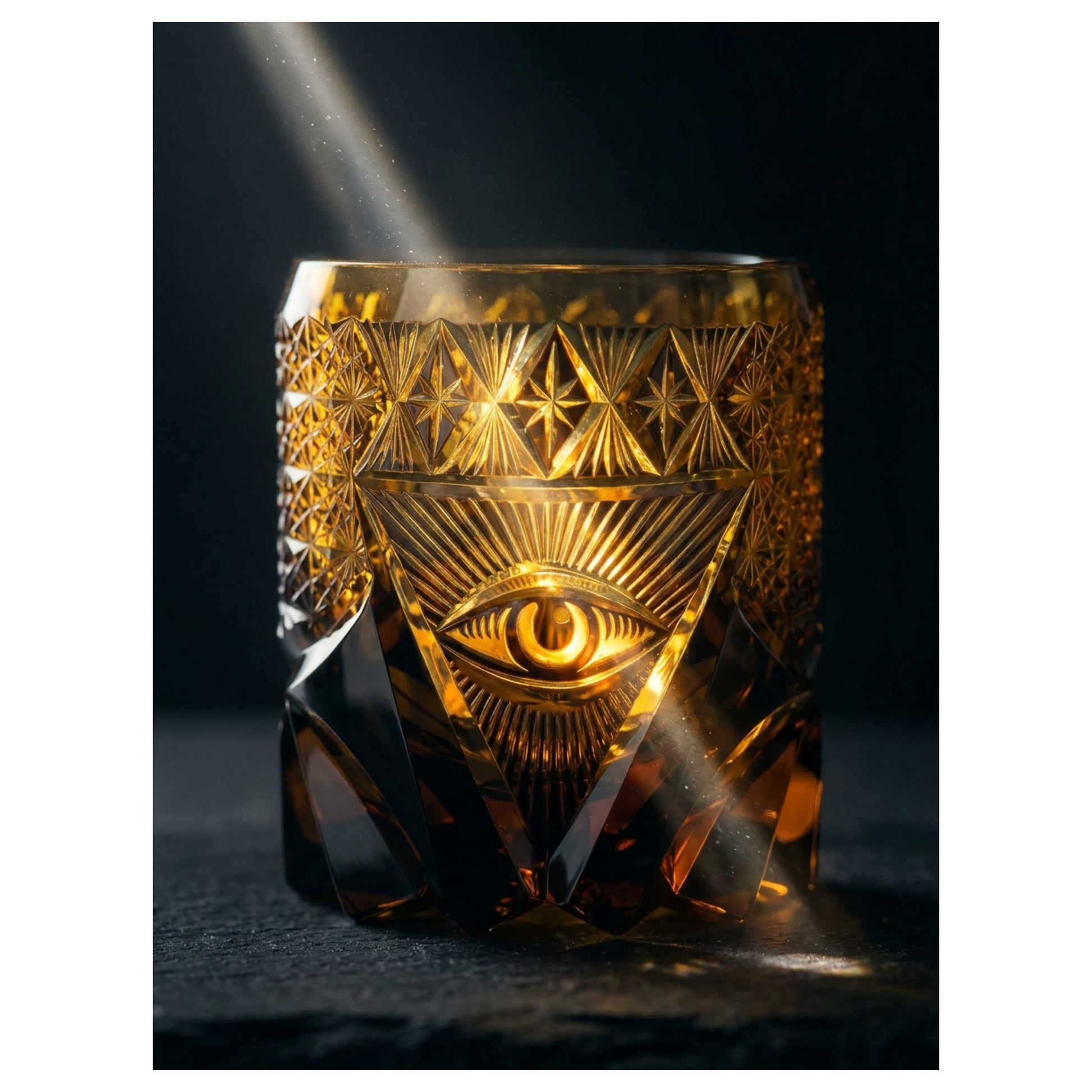 Eye of Providence Edo Kiriko Whiskey Glass