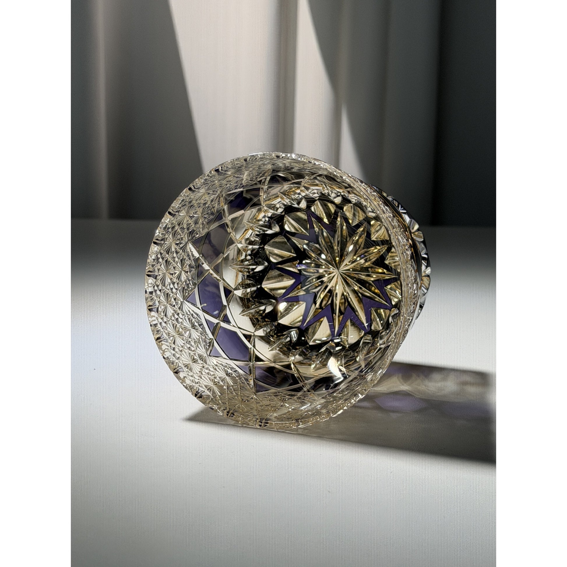 Fluorite Edo Kiriko Whiskey Glass