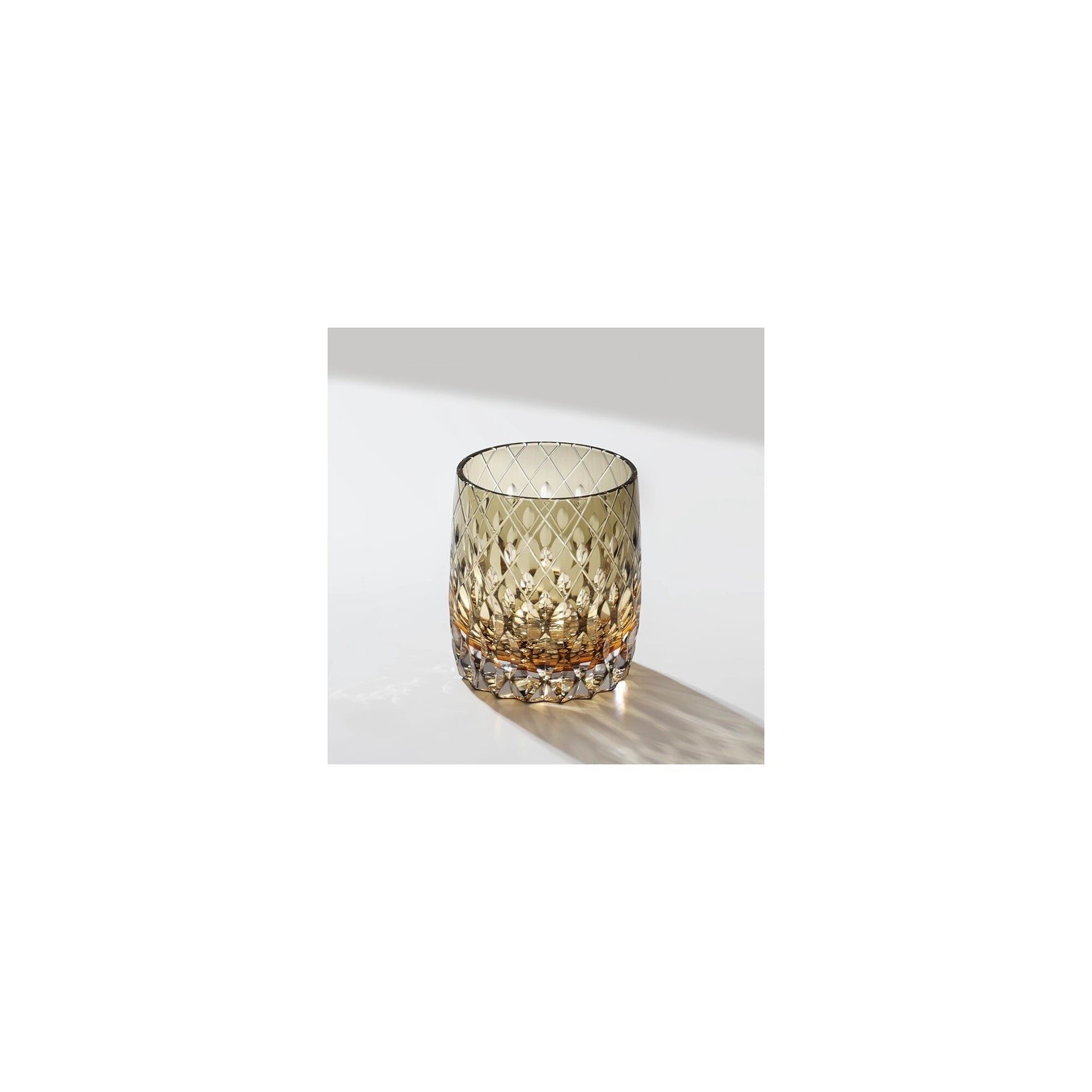 Sword Rain Breeze Edo Kiriko Whiskey Glass