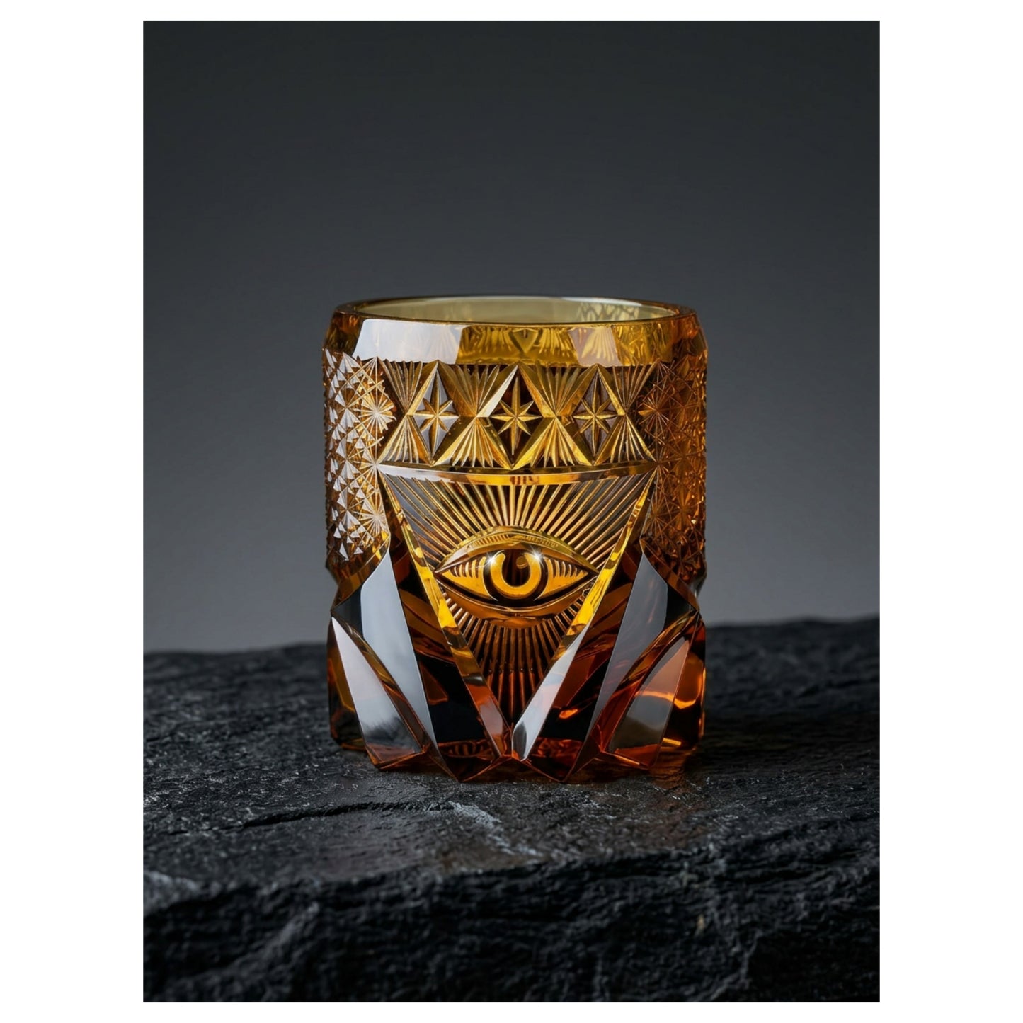 Eye of Providence Edo Kiriko Whiskey Glass