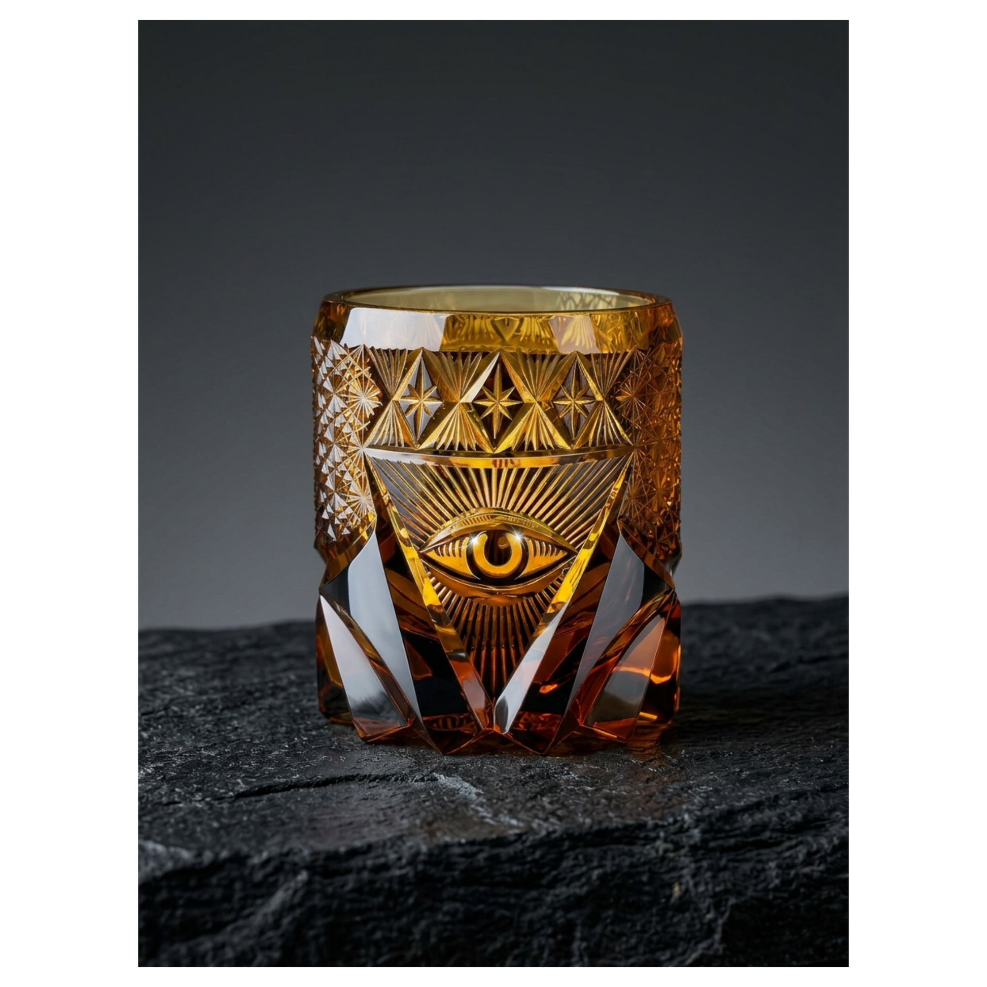 Eye of Providence Edo Kiriko Whiskey Glass