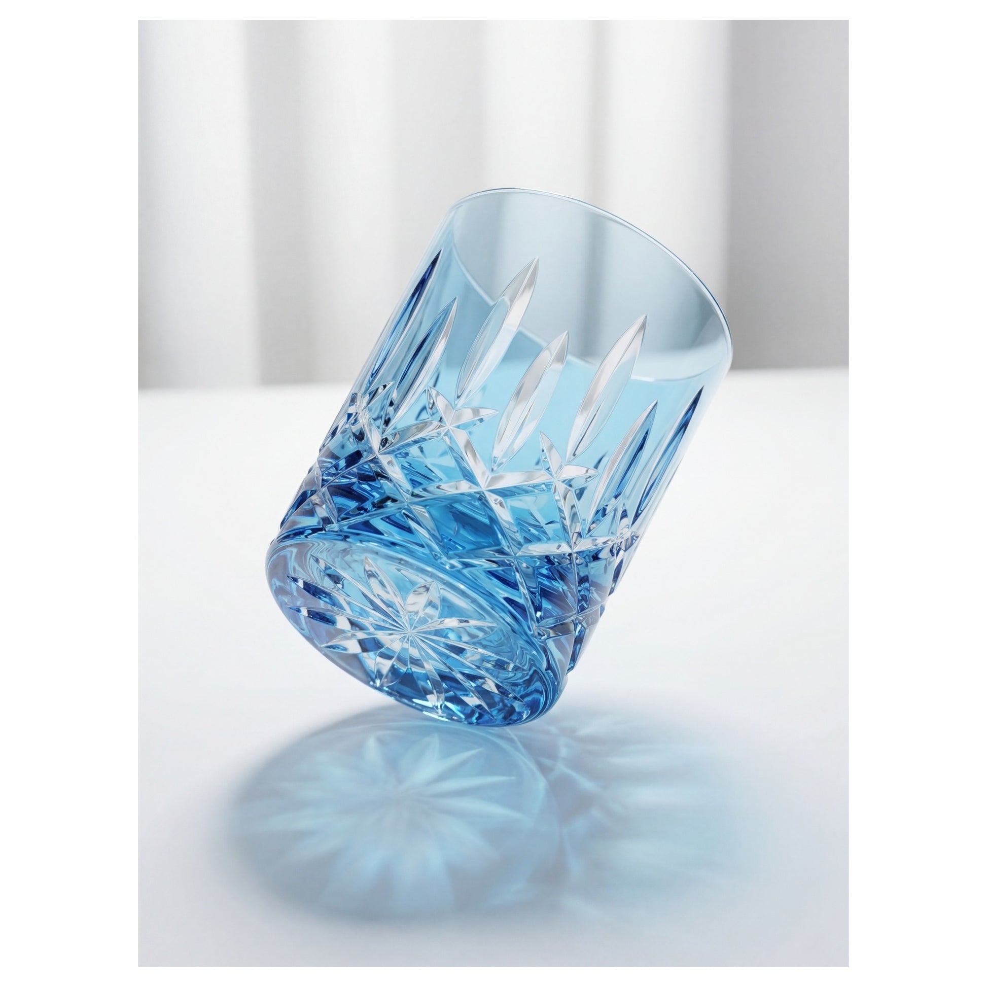 Ice Clear Edo Kiriko Whiskey Glass