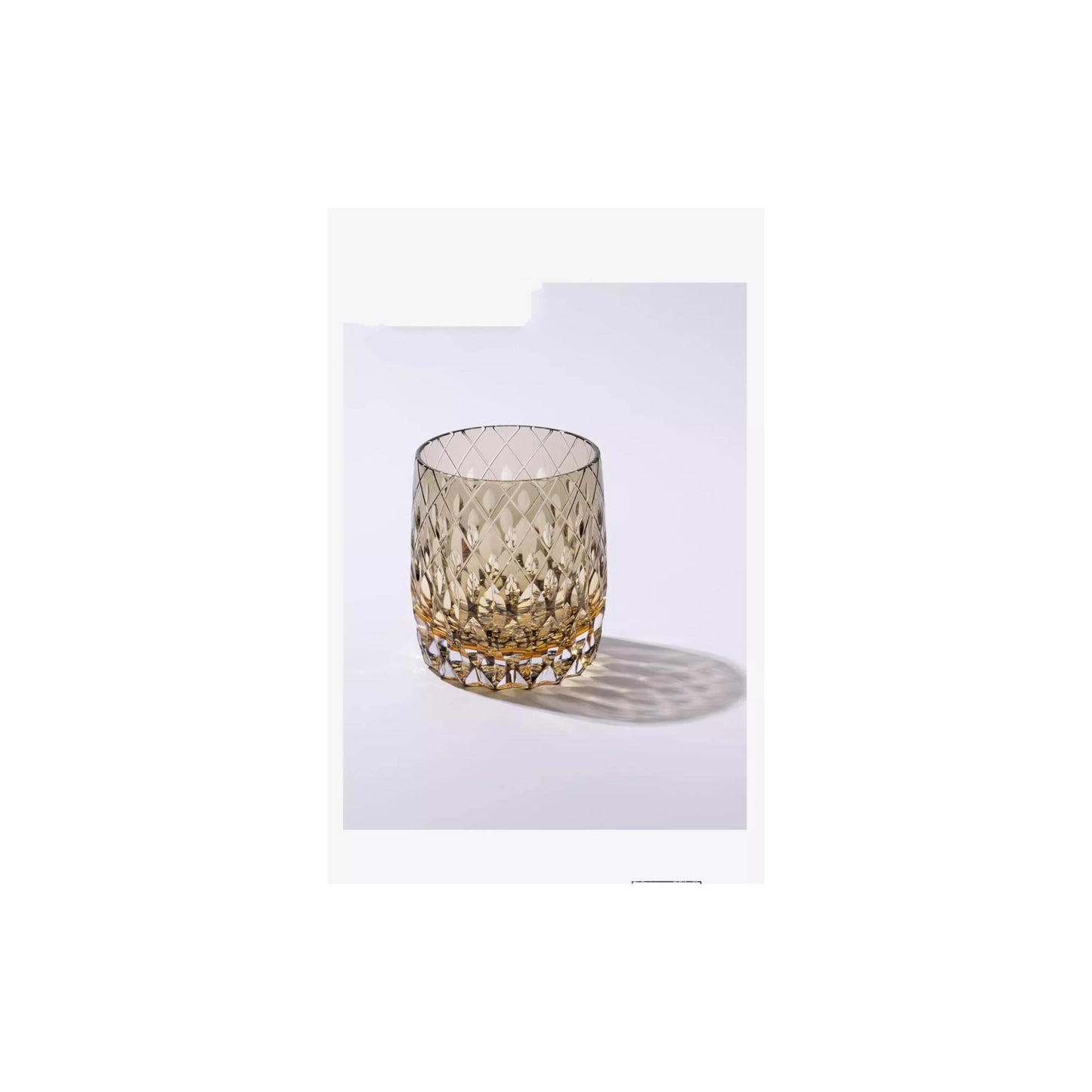 Sword Rain Breeze Edo Kiriko Whiskey Glass