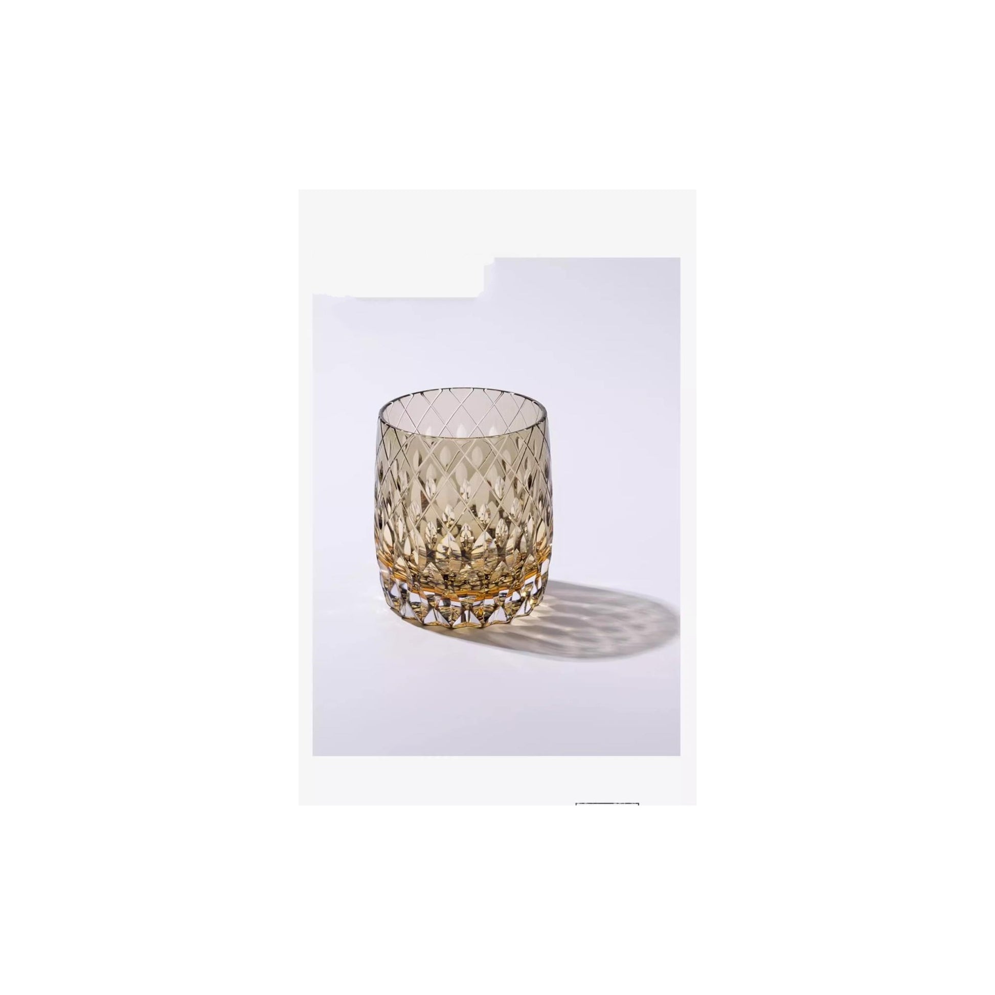 Sword Rain Breeze Edo Kiriko Whiskey Glass