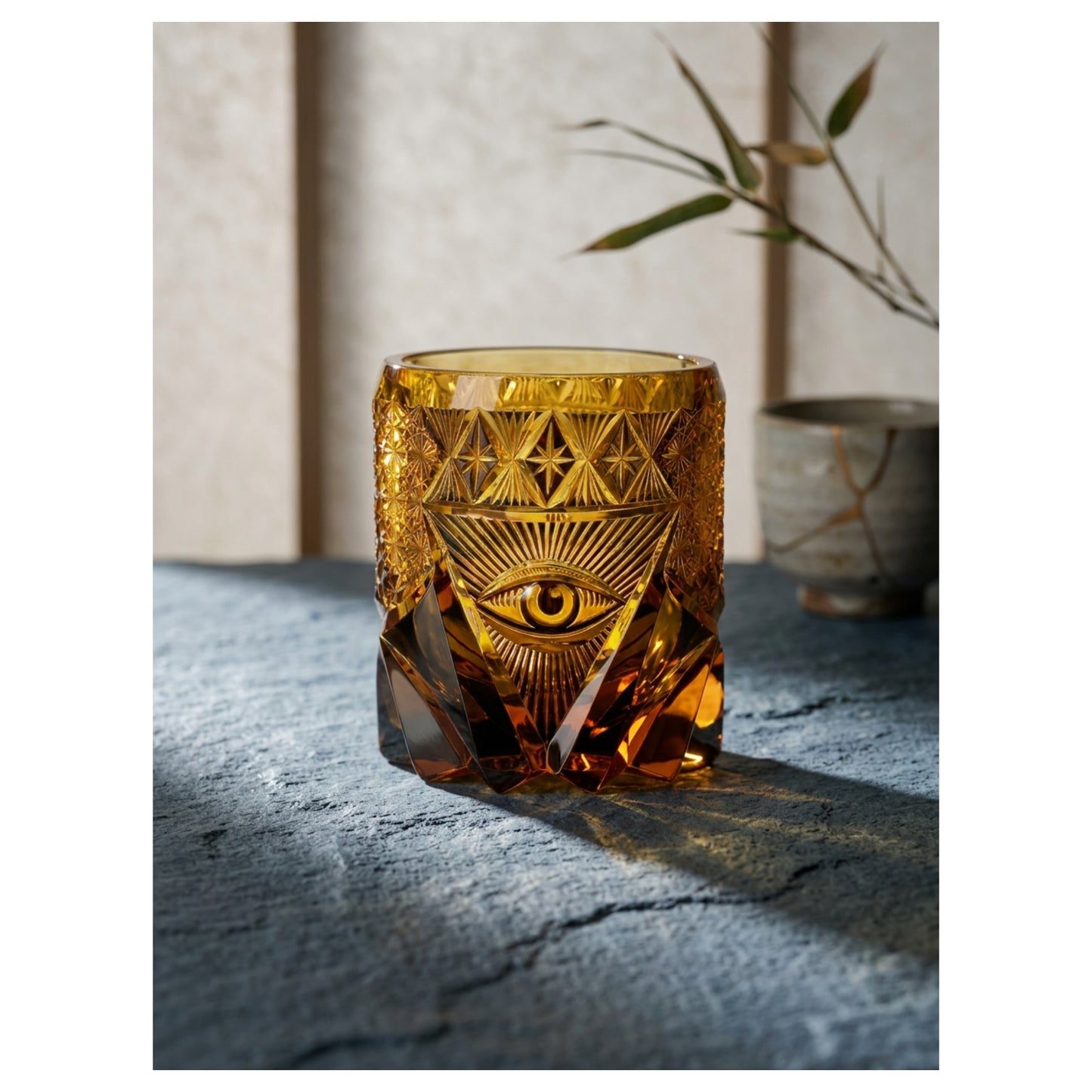 Eye of Providence Edo Kiriko Whiskey Glass