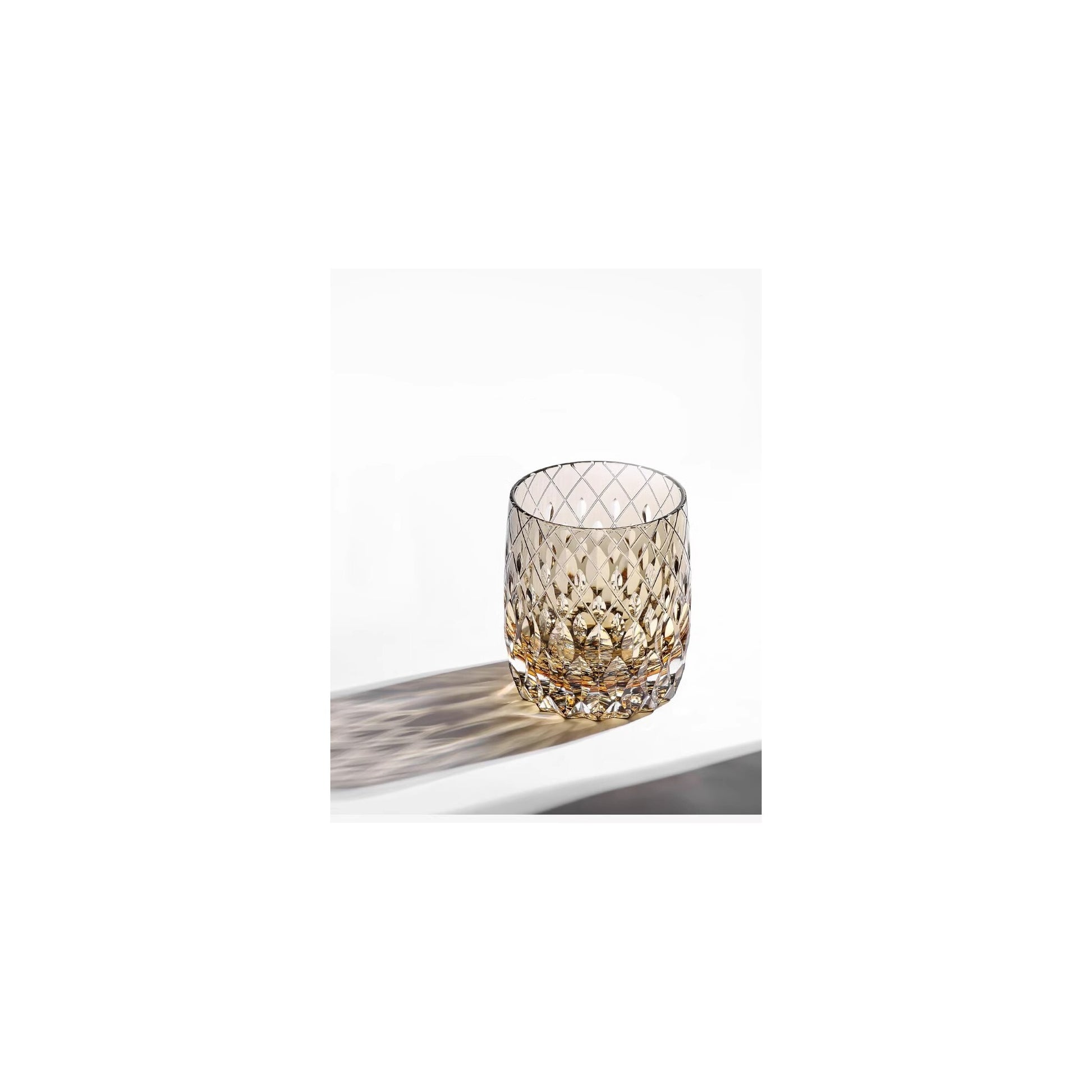 Sword Rain Breeze Edo Kiriko Whiskey Glass
