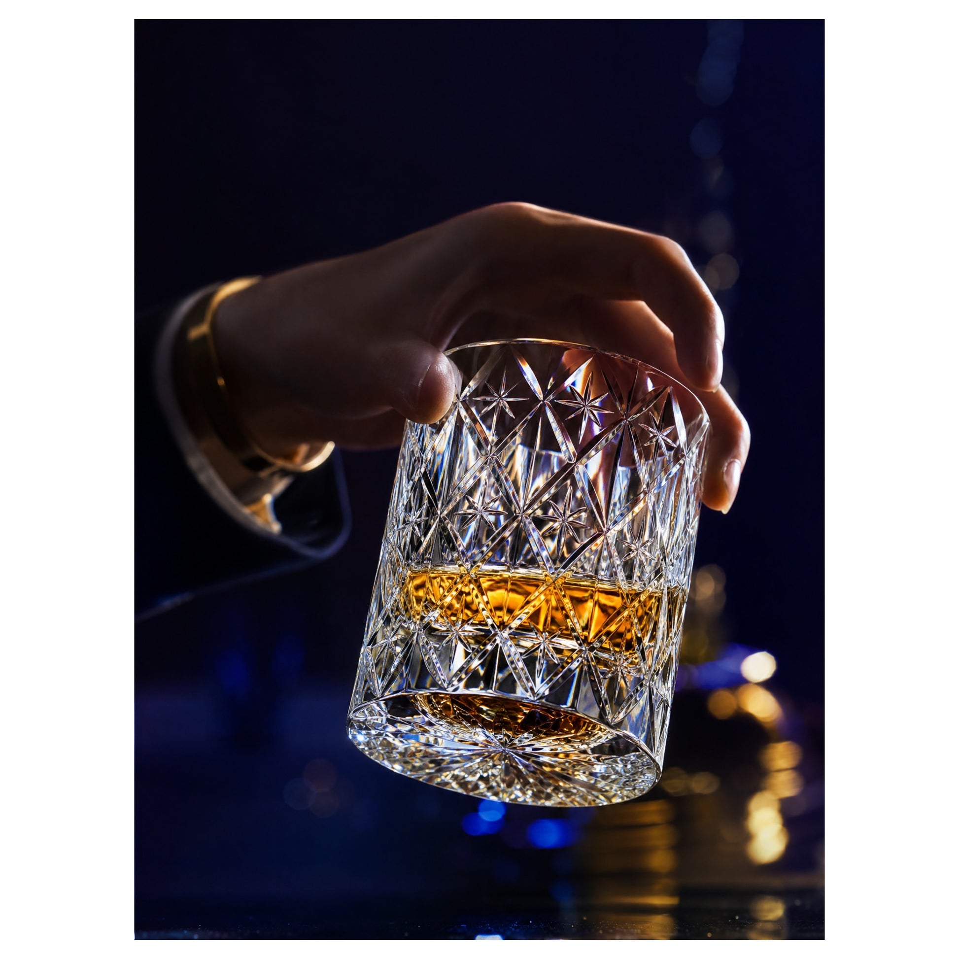 K9 Celestial Sparkle Crystal Whiskey Glass