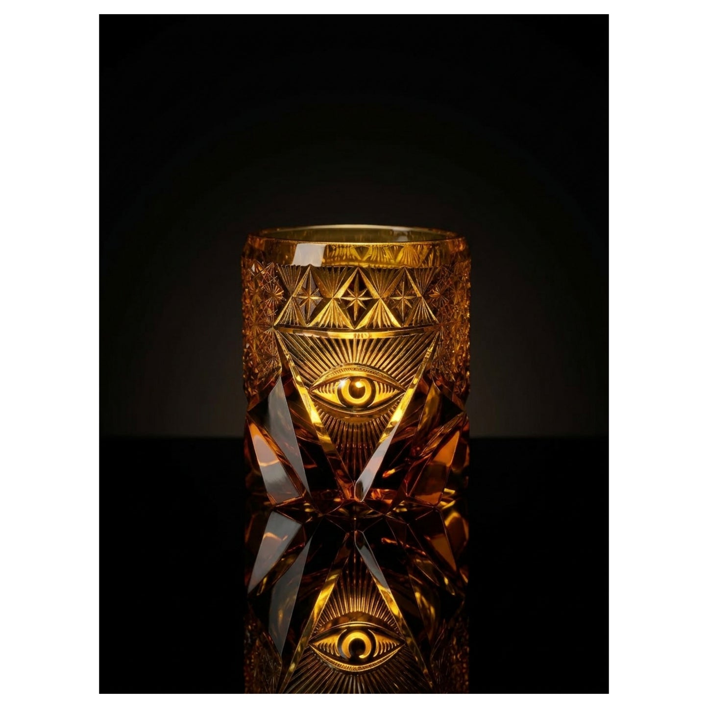 Eye of Providence Edo Kiriko Whiskey Glass