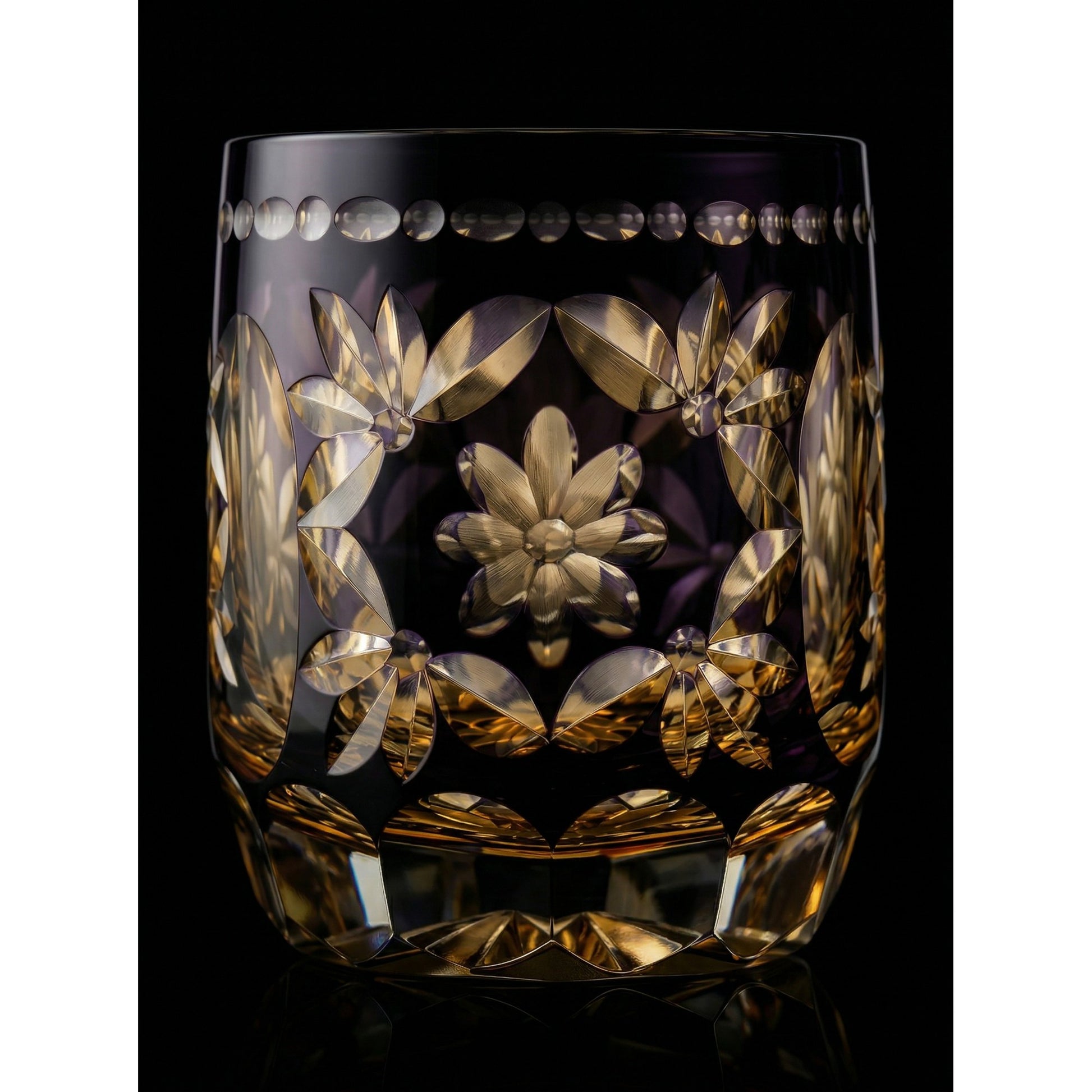 Hanamari Edo Kiriko Whiskey Glass