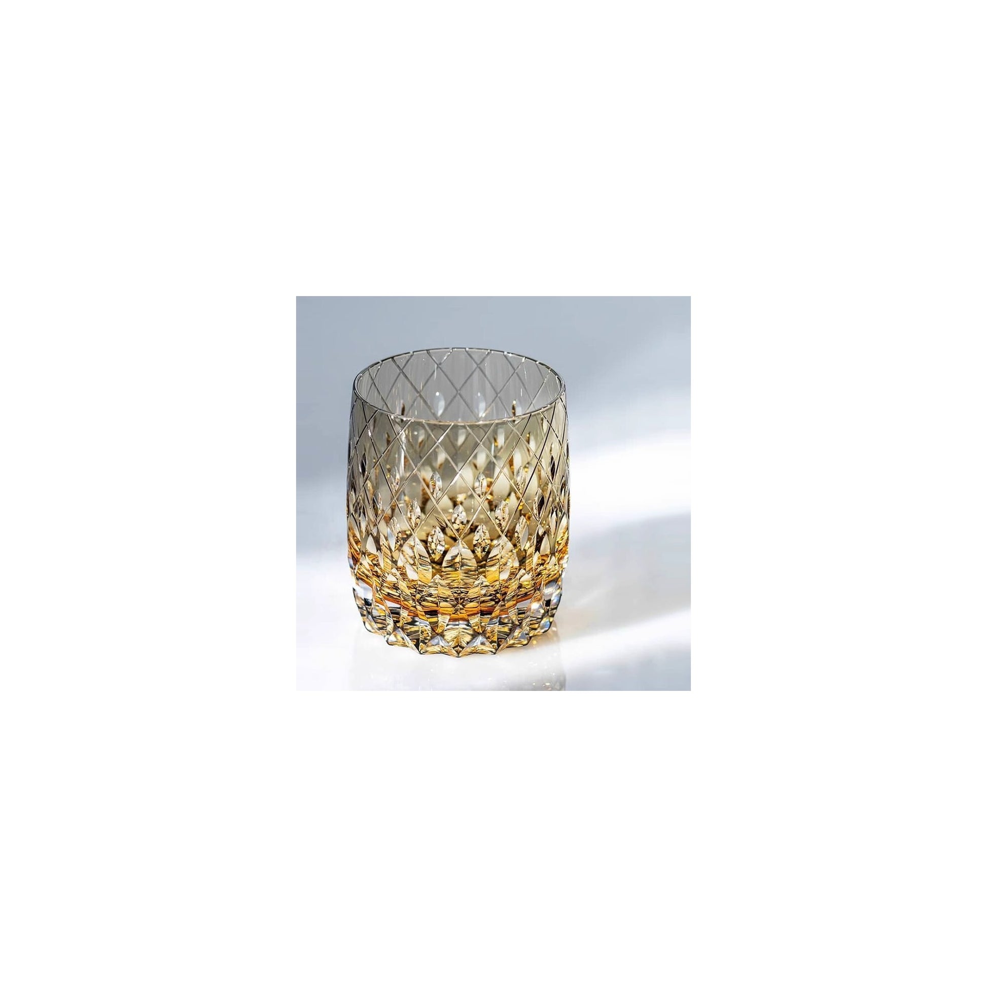 Sword Rain Breeze Edo Kiriko Whiskey Glass