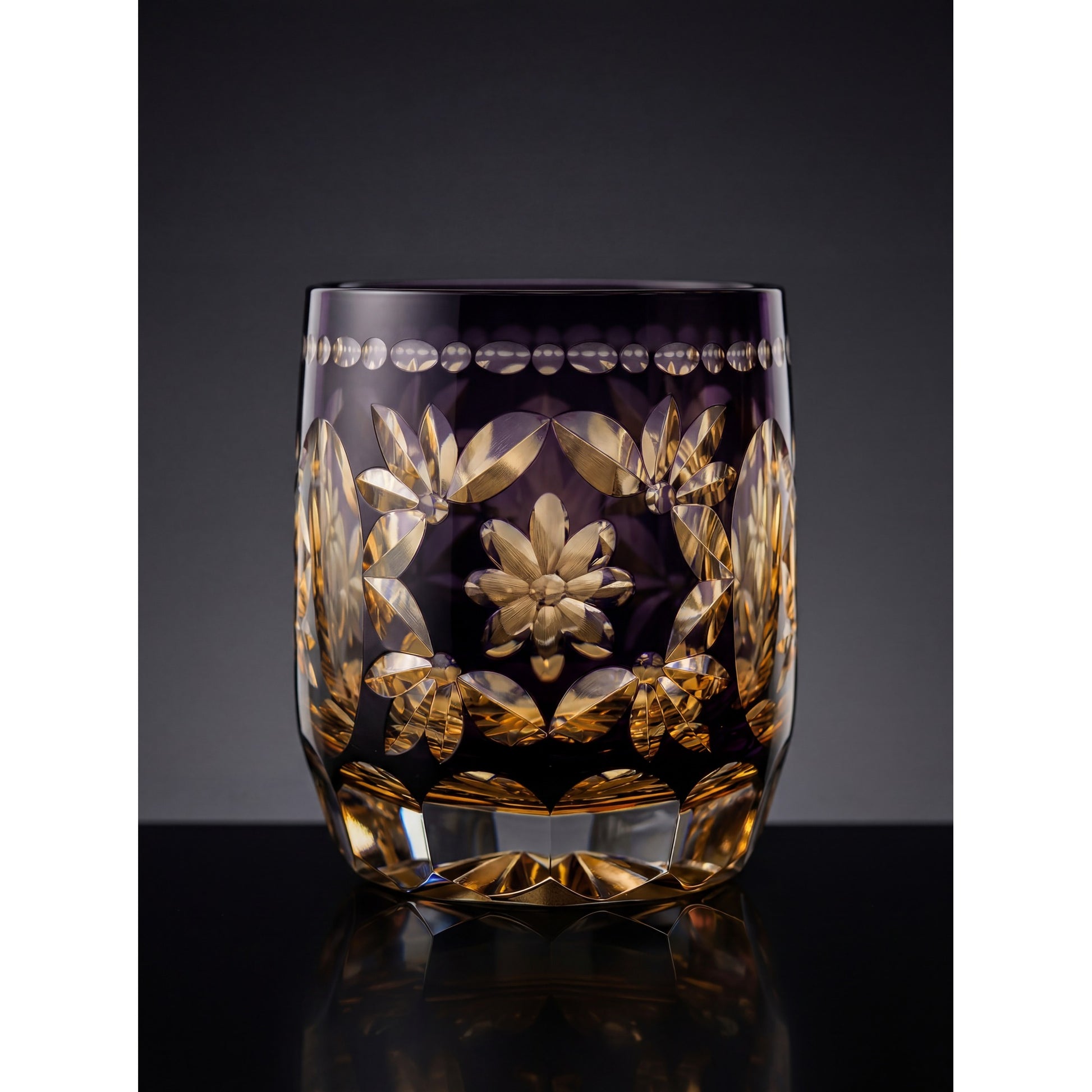 Hanamari Edo Kiriko Whiskey Glass