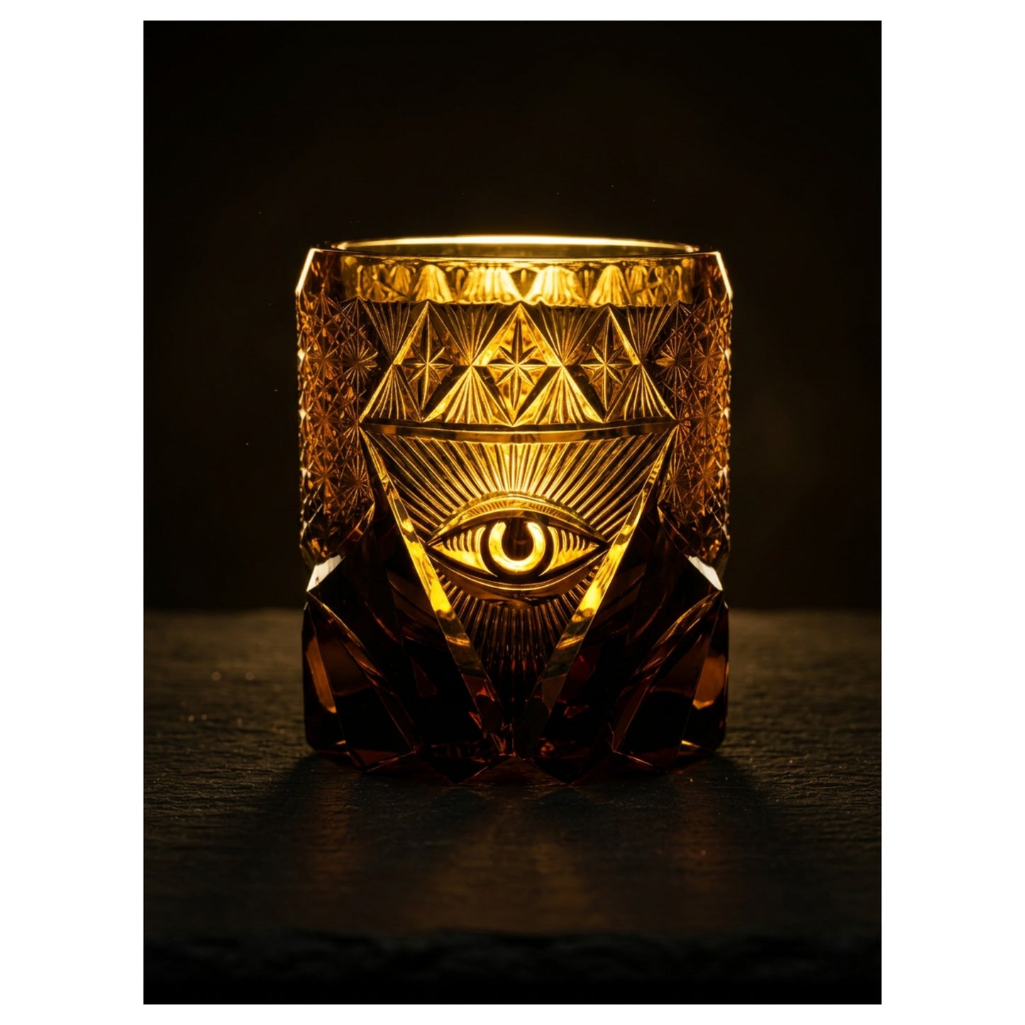 Eye of Providence Edo Kiriko Whiskey Glass