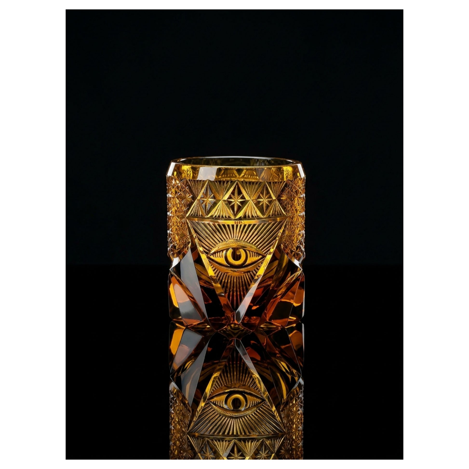 Eye of Providence Edo Kiriko Whiskey Glass