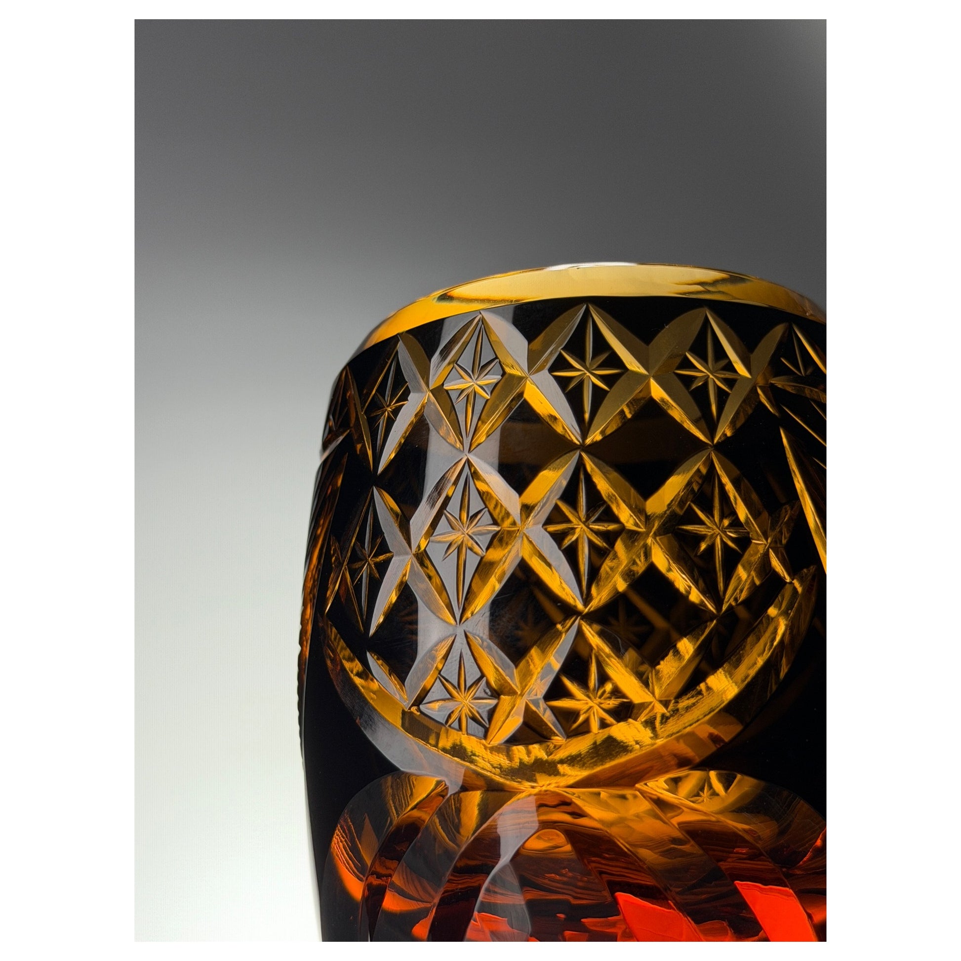 Azure Dragon Edo Kiriko Whiskey Glass