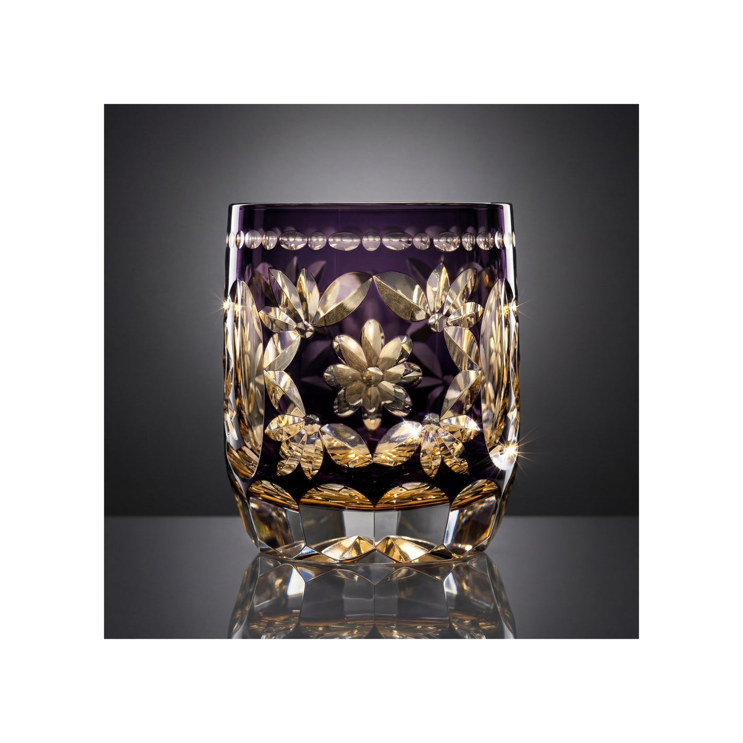 Hanamari Edo Kiriko Whiskey Glass