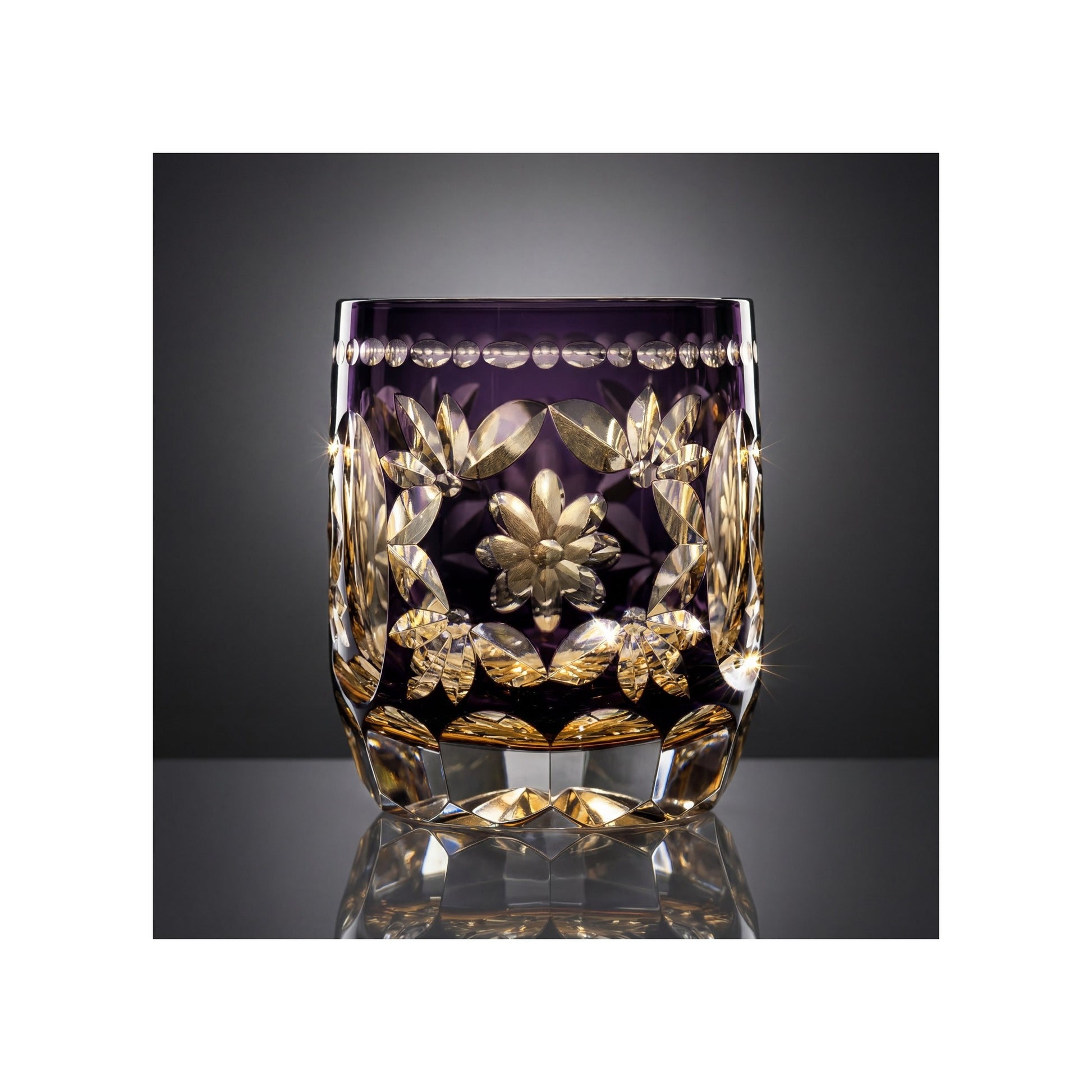 Hanamari Edo Kiriko Whiskey Glass