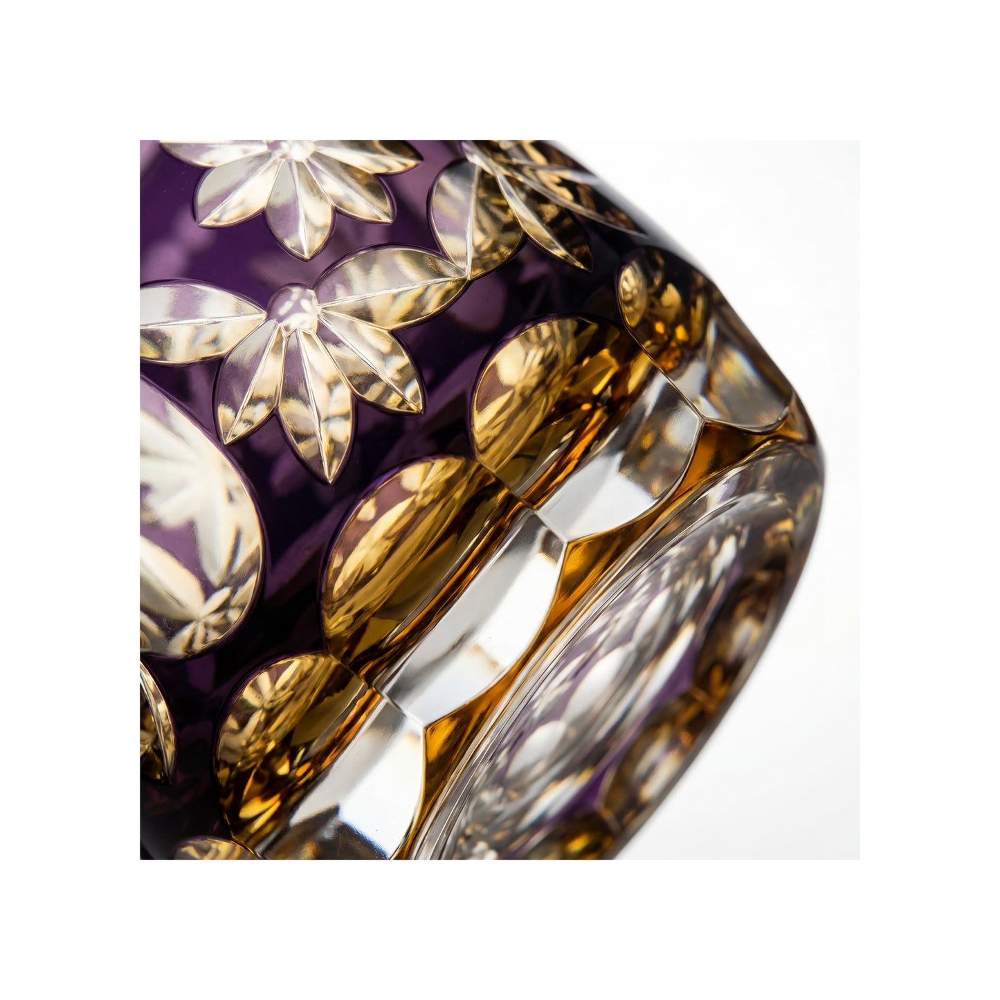 Hanamari Edo Kiriko Whiskey Glass