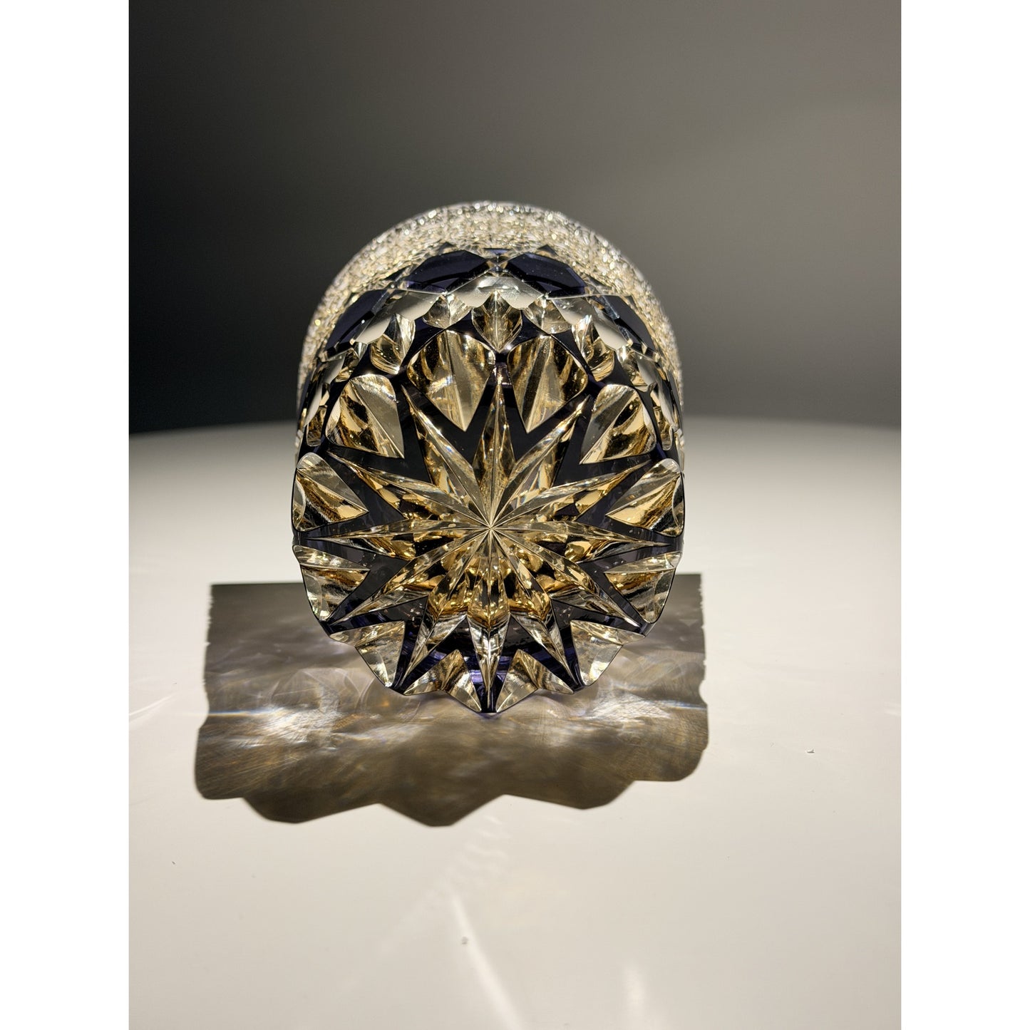 Fluorite Edo Kiriko Whiskey Glass