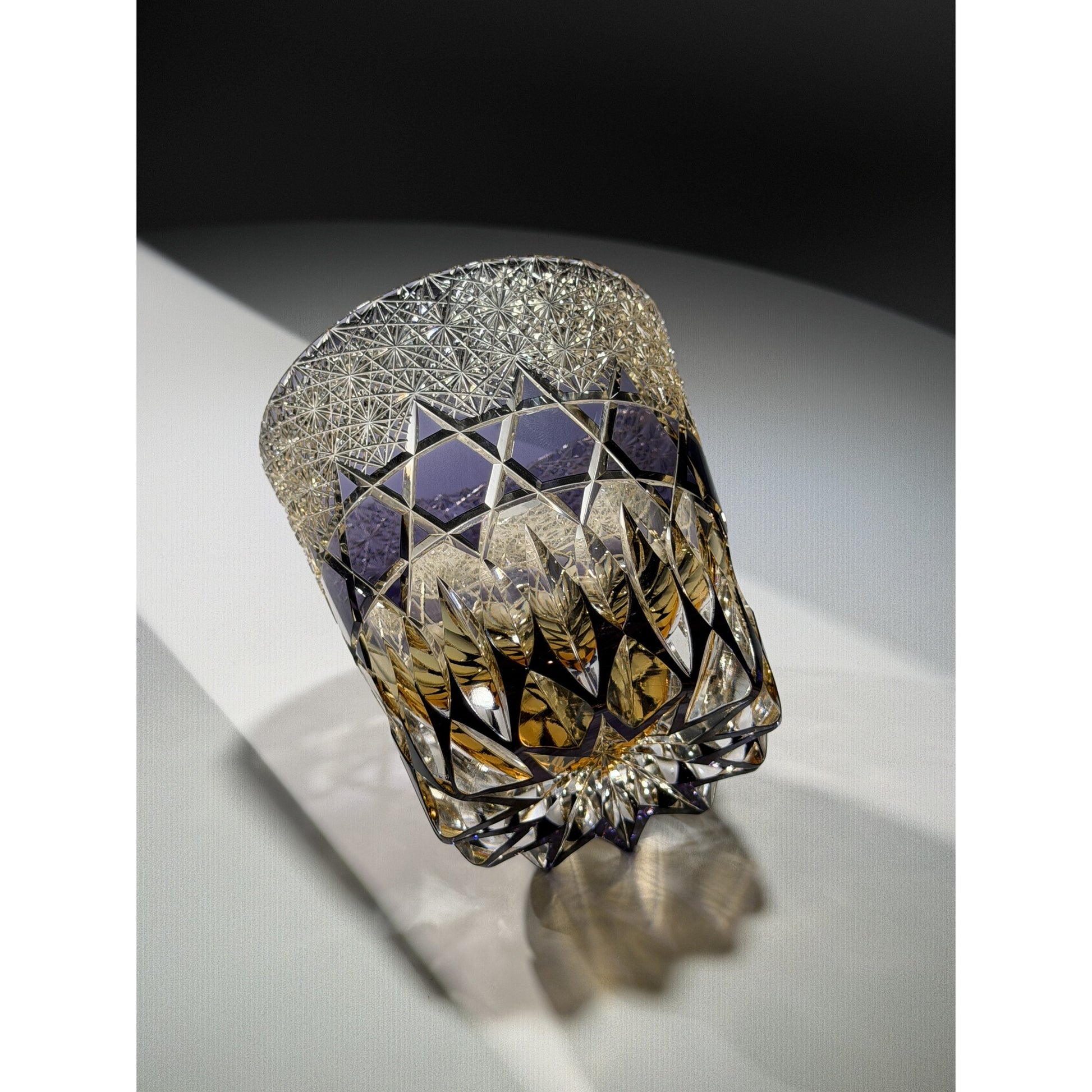 Fluorite Edo Kiriko Whiskey Glass